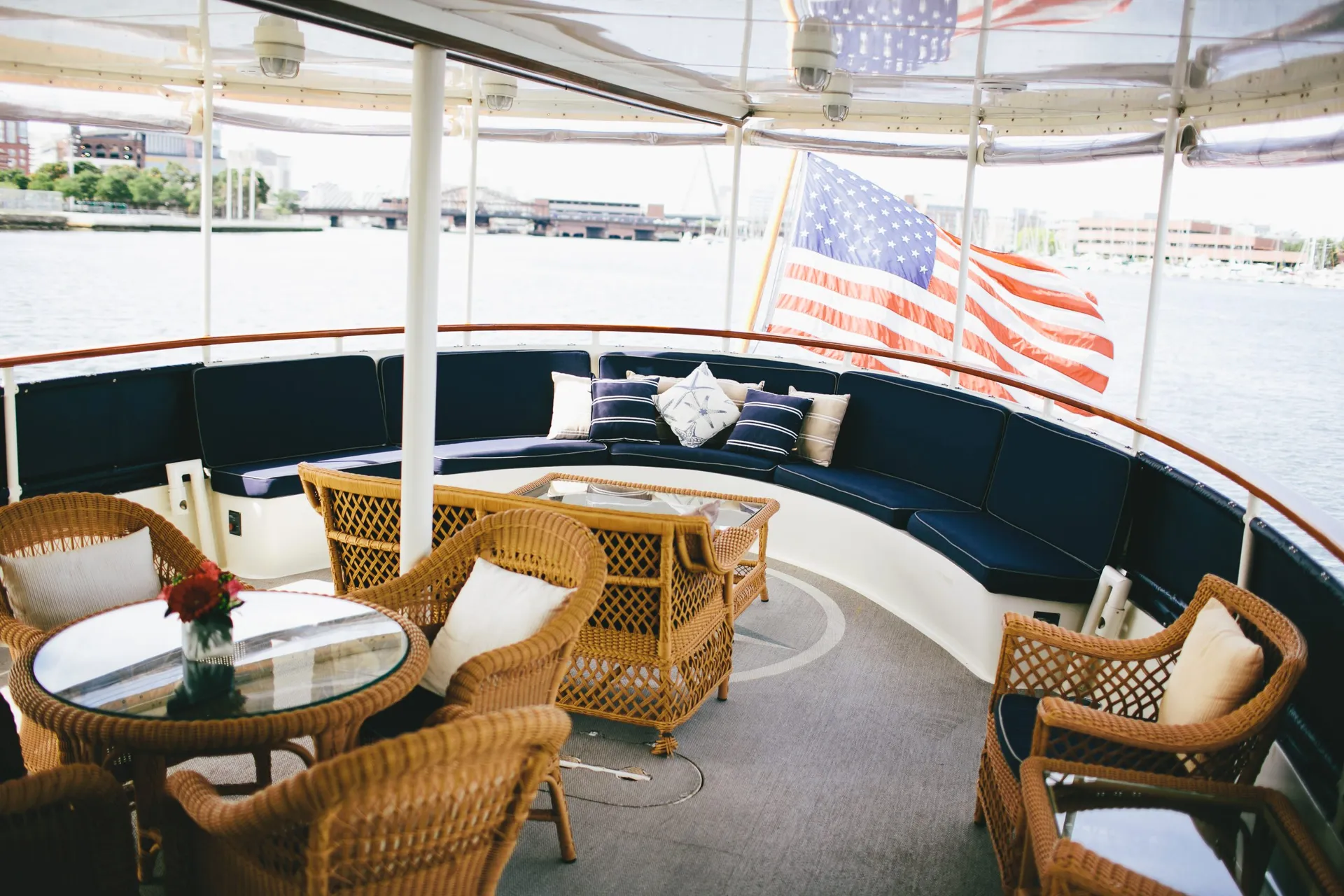 Indulge in the luxury of breathtaking views across Boston Harbor!