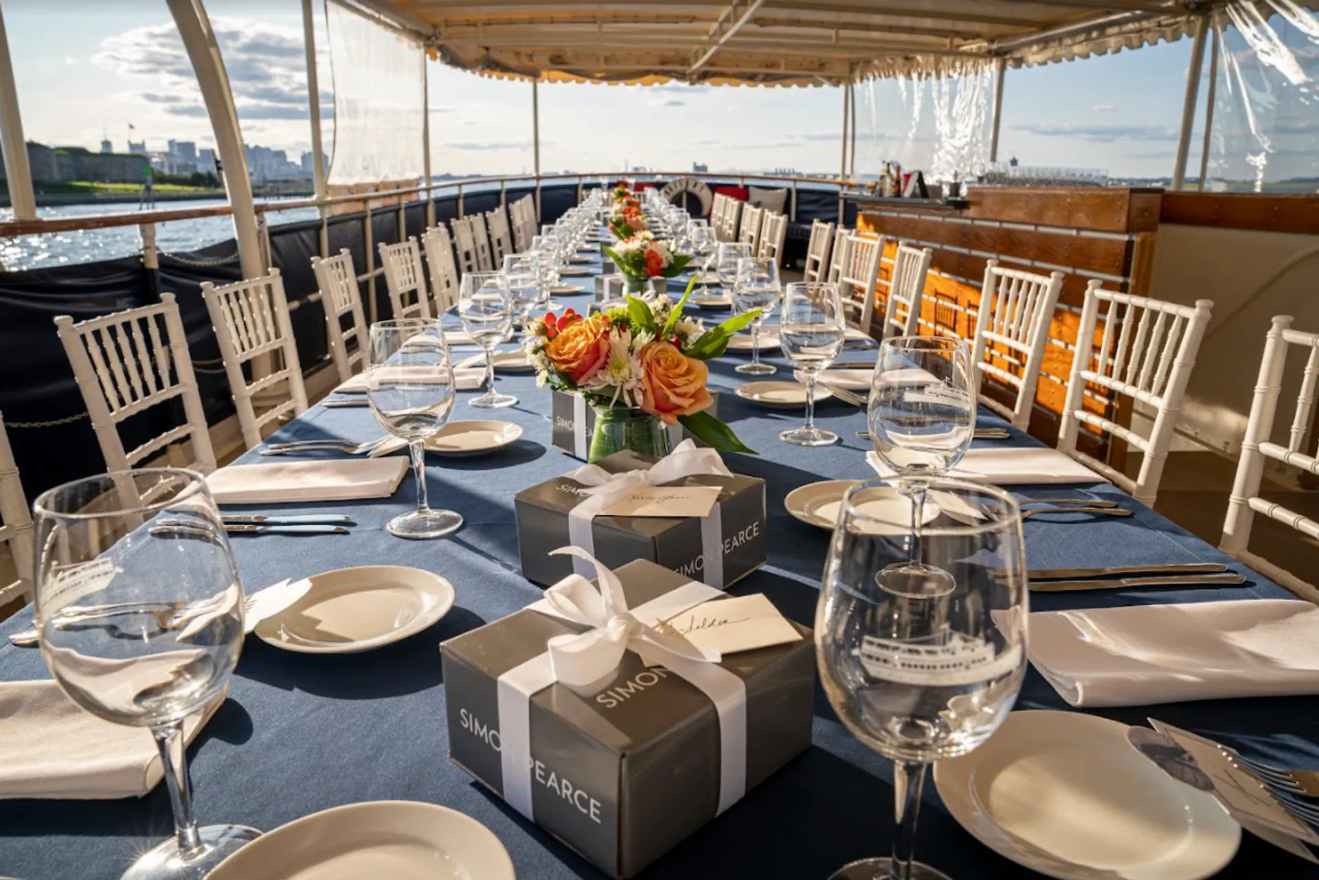 Indulge in the luxury of breathtaking views across Boston Harbor!