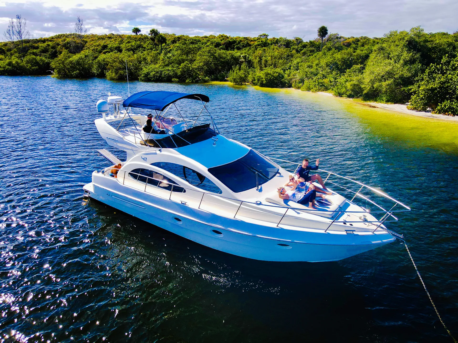 ☀️ 5 STAR 42' Azimut Luxury Yacht | Jupiter, Palm Beach, Stuart, FL