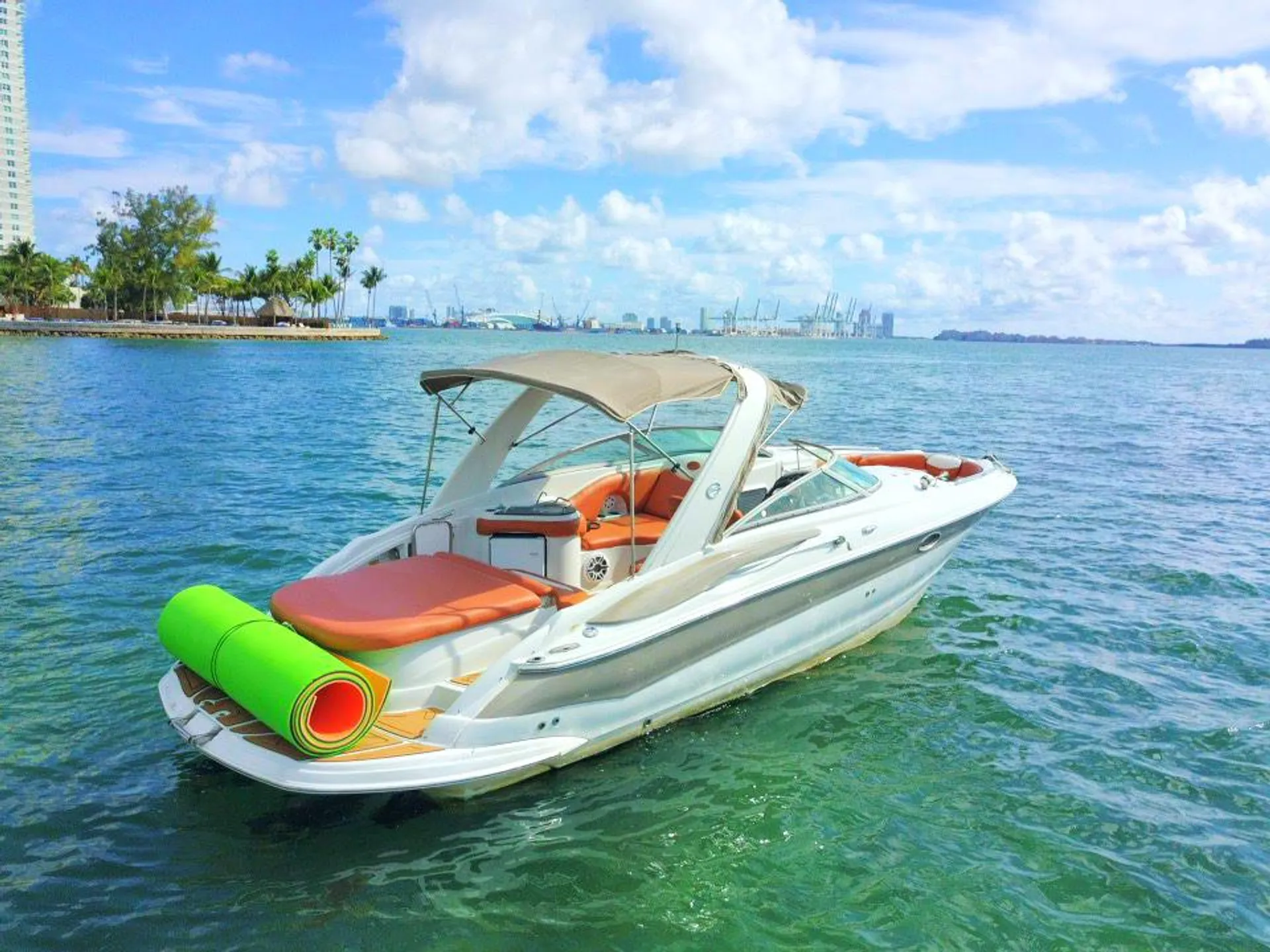 GET 1 HR FREE 34' CROWNLINE PARTY BOAT MIA, FL *NO HIDDEN FEES!*