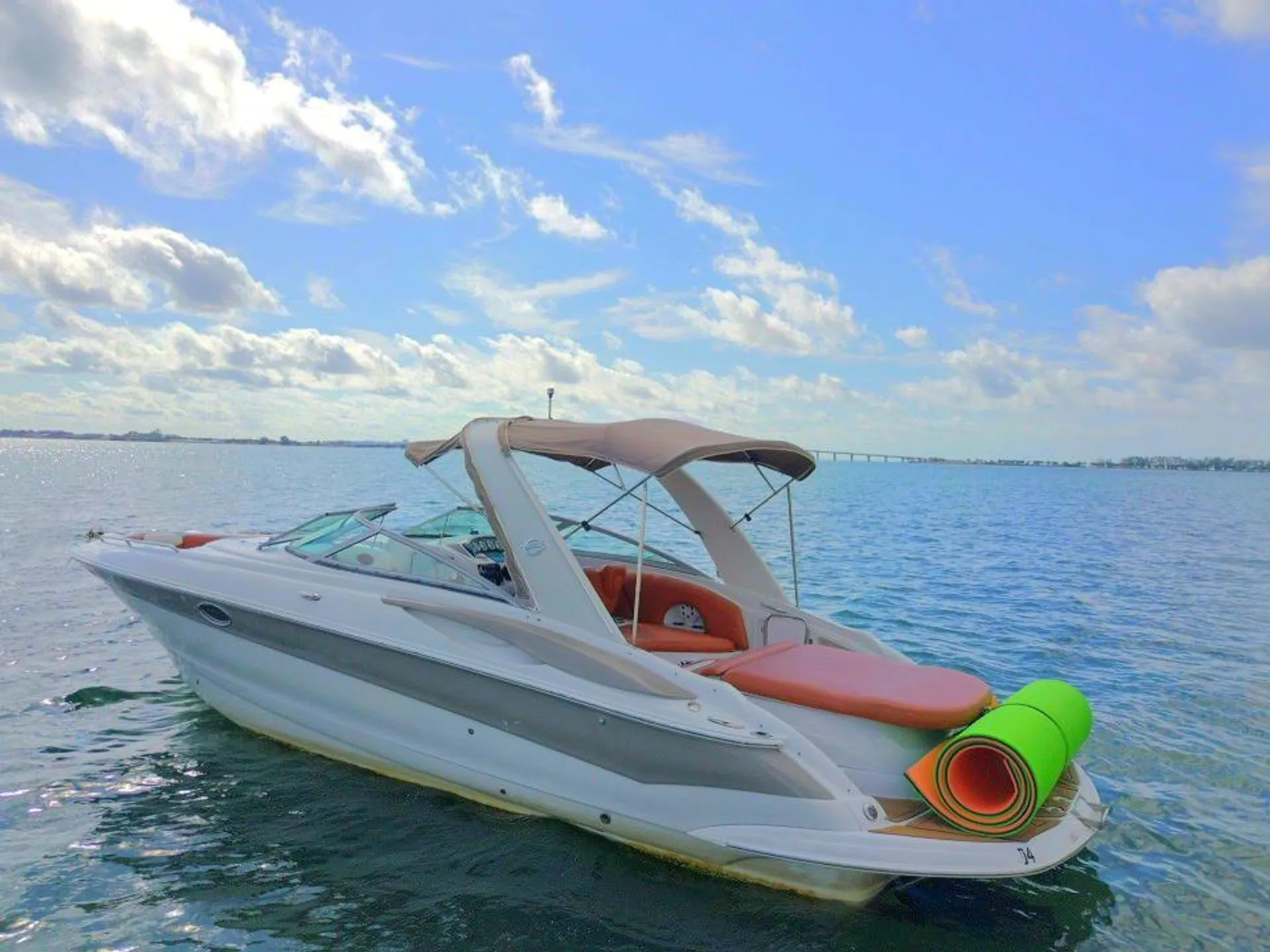 GET 1 HR FREE 34' CROWNLINE PARTY BOAT MIA, FL *NO HIDDEN FEES!*