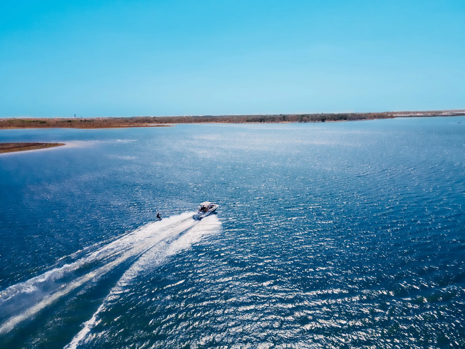 Ski, Wakeboard, Tube and Fish — Loaded 175HP Sport Boat for 10 Guests