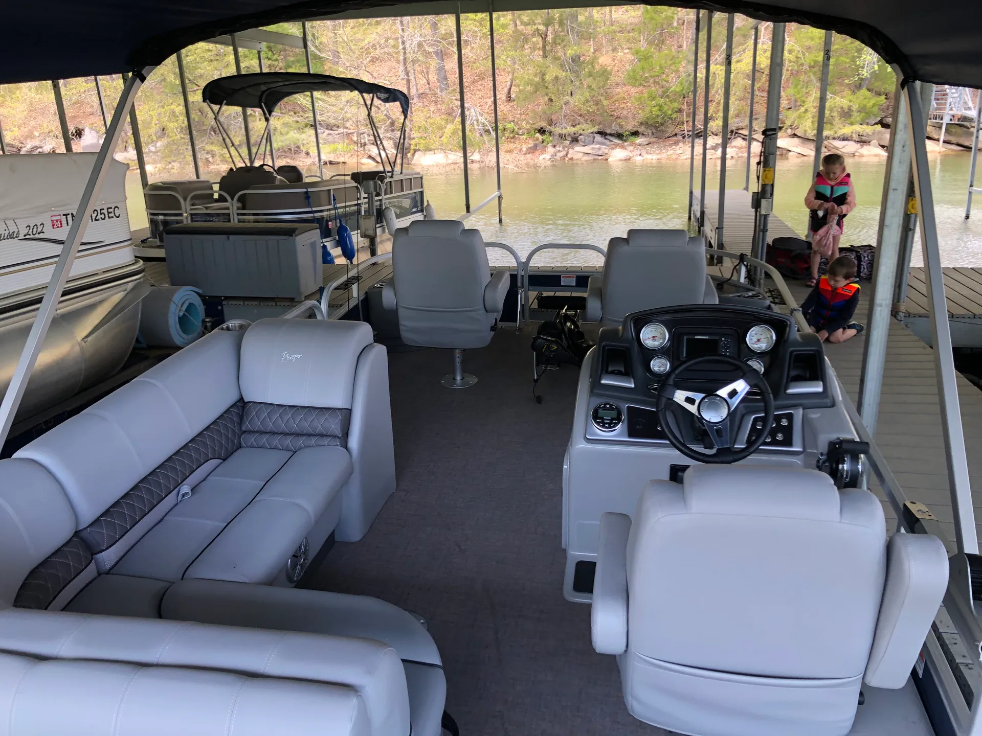 Ranger Pontoon For Fishing or Tubing!!