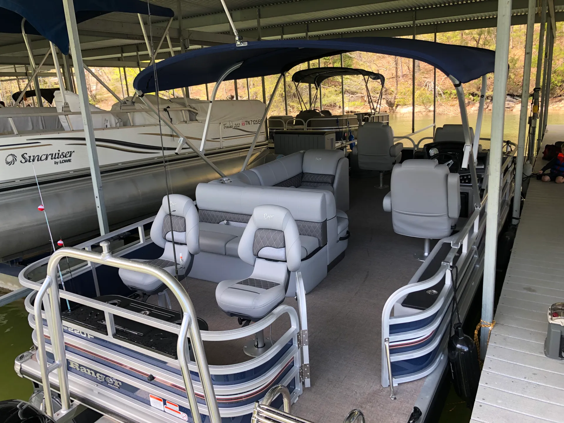 Ranger Pontoon For Fishing or Tubing!!