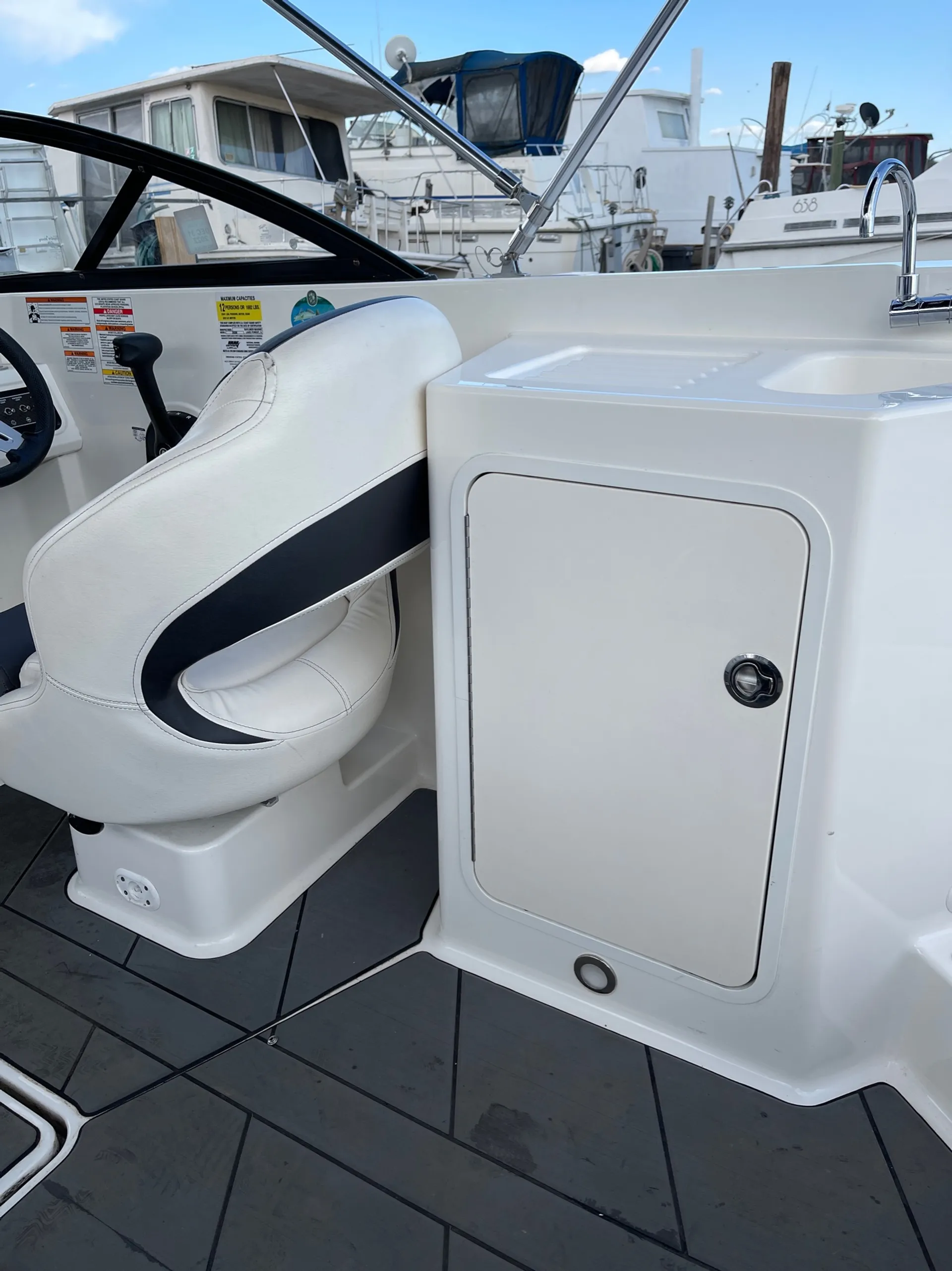 DMV’s Cleanest Party Deck Boat Bayliner with Mercury 150