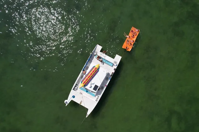 Rent a golden yachts catamaran in Miami, FL near me