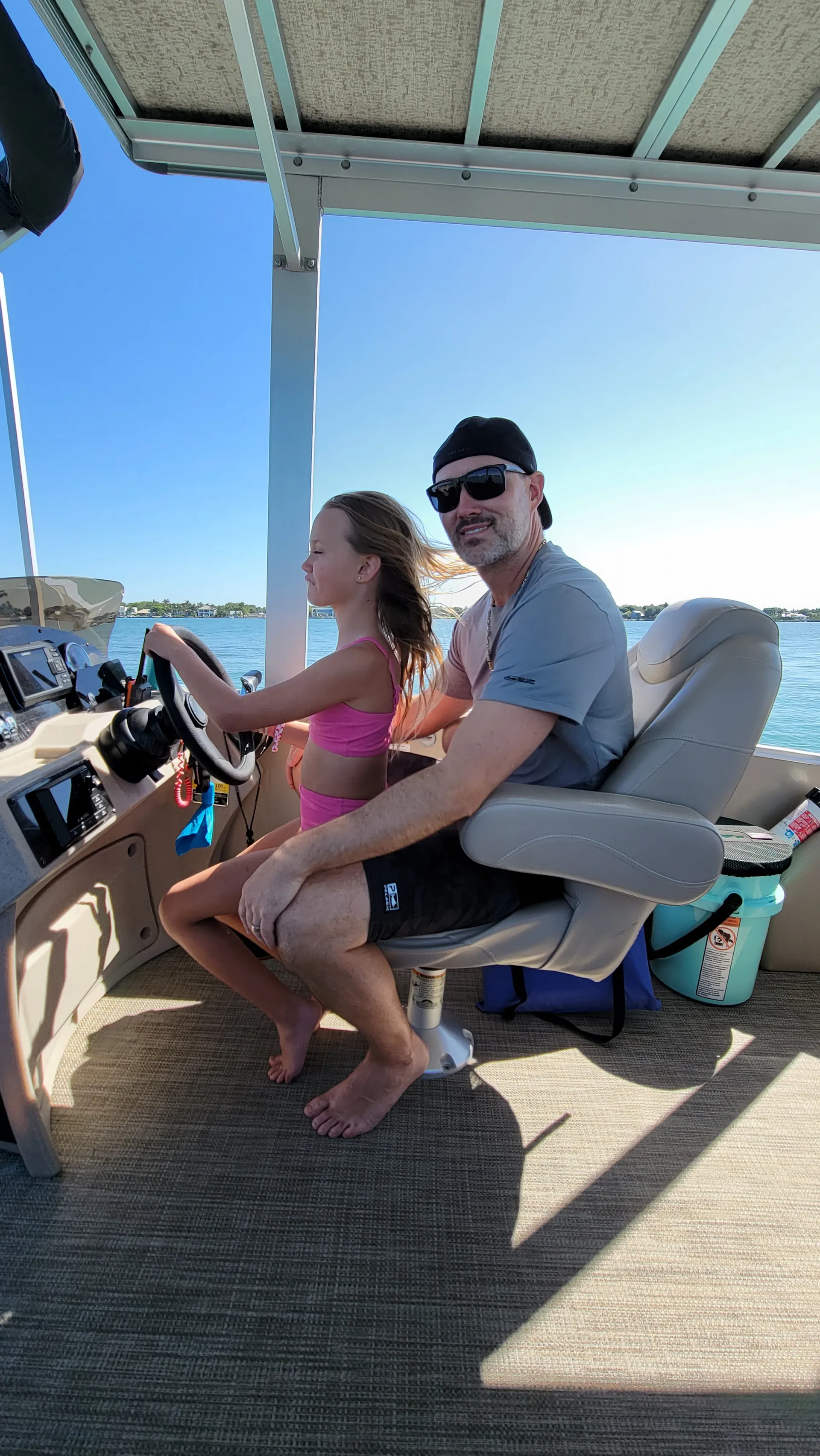 Double Decker Pontoon with a Slide in Jupiter/Peanut Island
