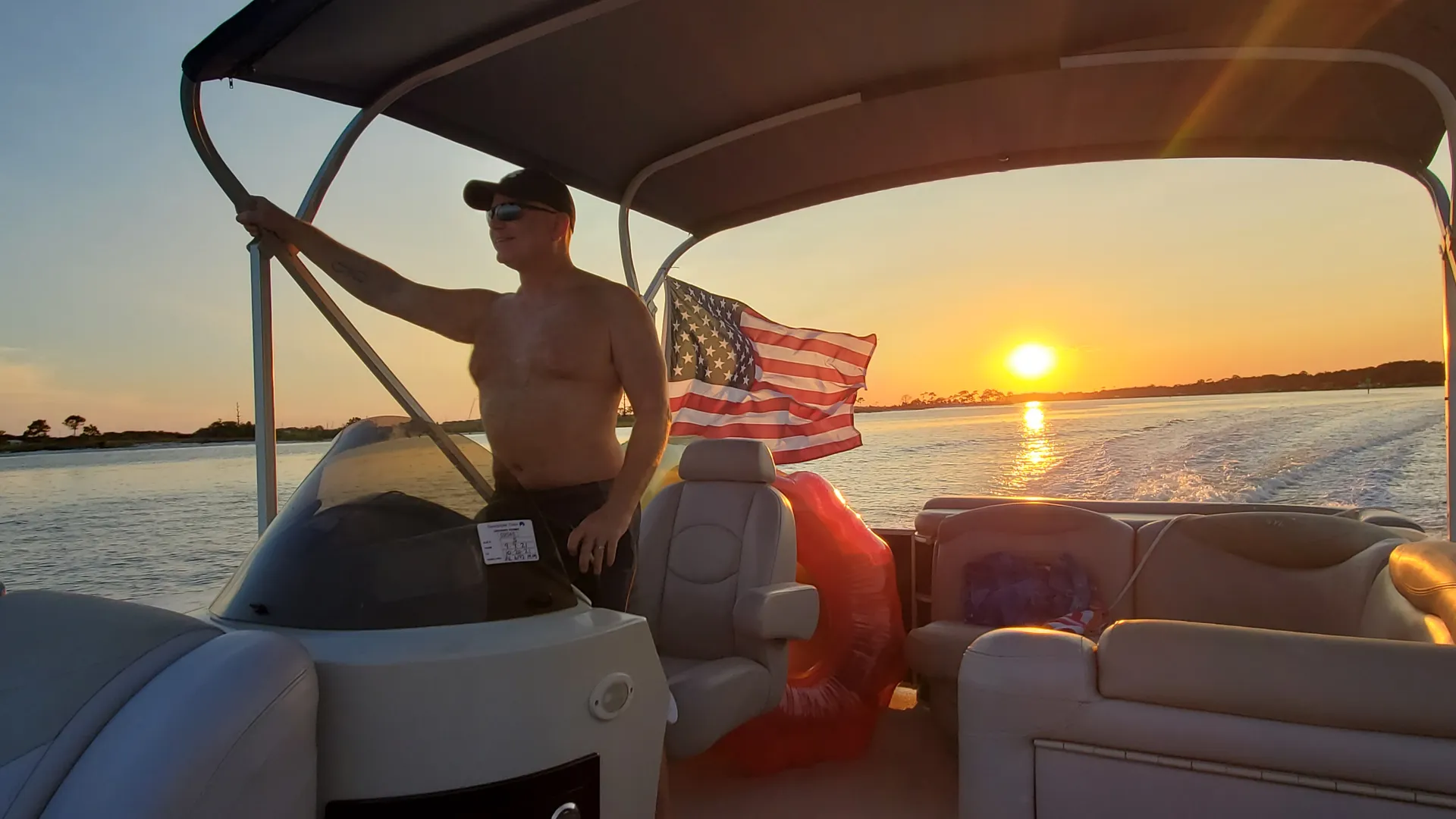 Captained Charter Pontoon Rental