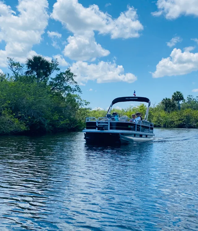 Rent a SUN TRACKER pontoon in Grant-Valkaria, FL near me
