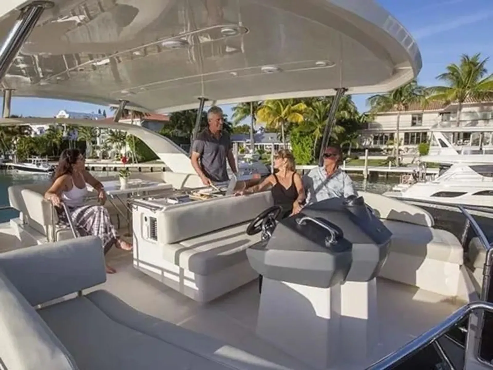 44’ Aquila Luxury Yacht Charter in St. Petersburg