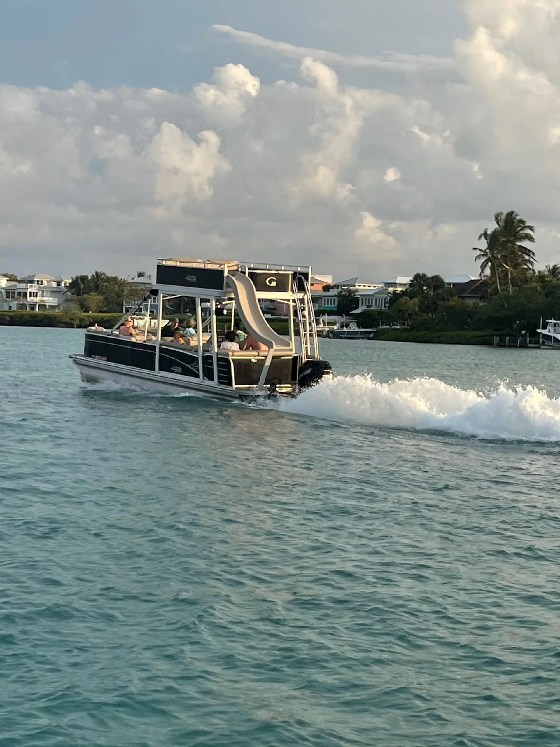 Double Decker Pontoon with a Slide in Jupiter/Peanut Island
