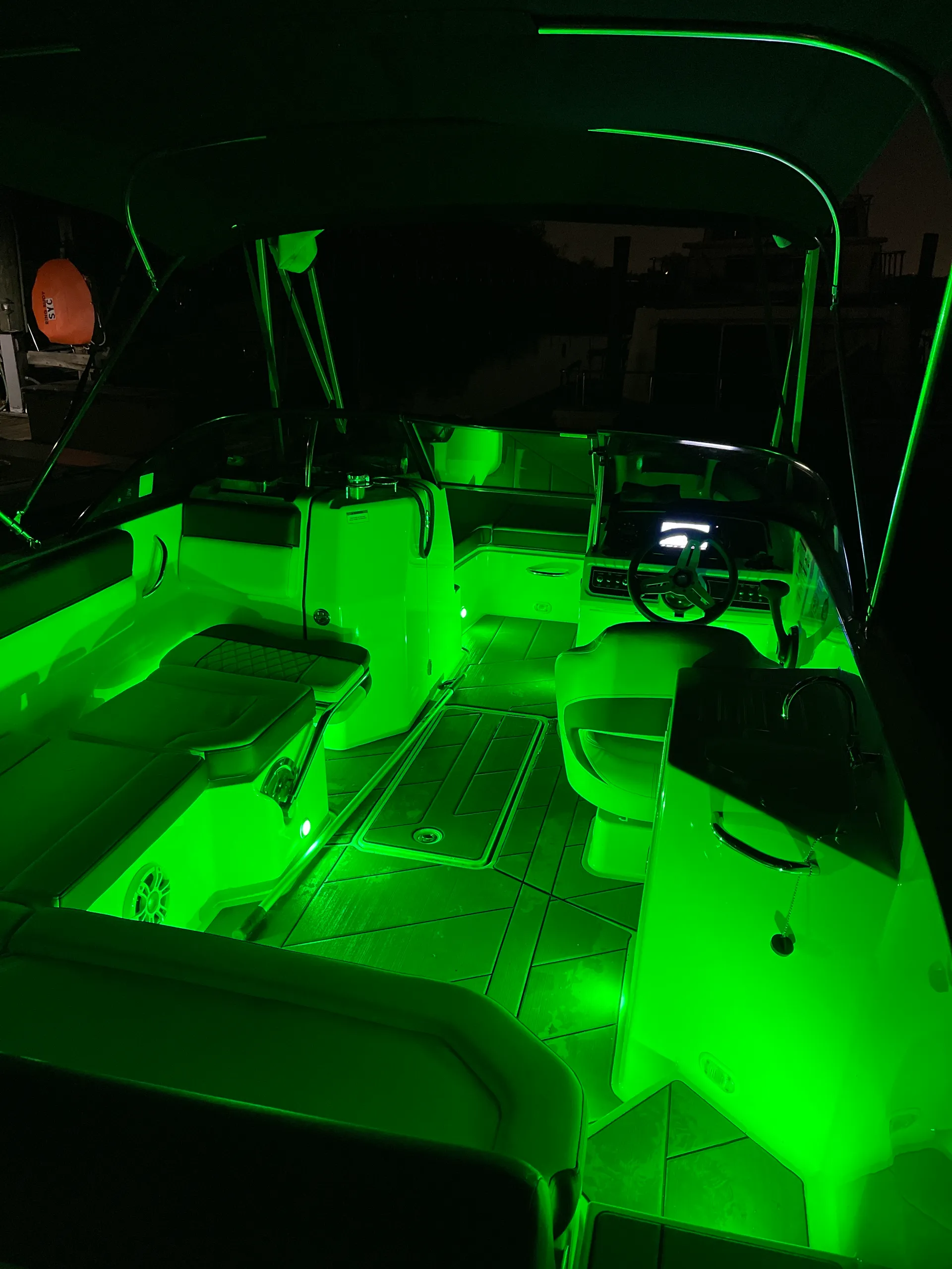 DMV’s Cleanest Party Deck Boat Bayliner with Mercury 150