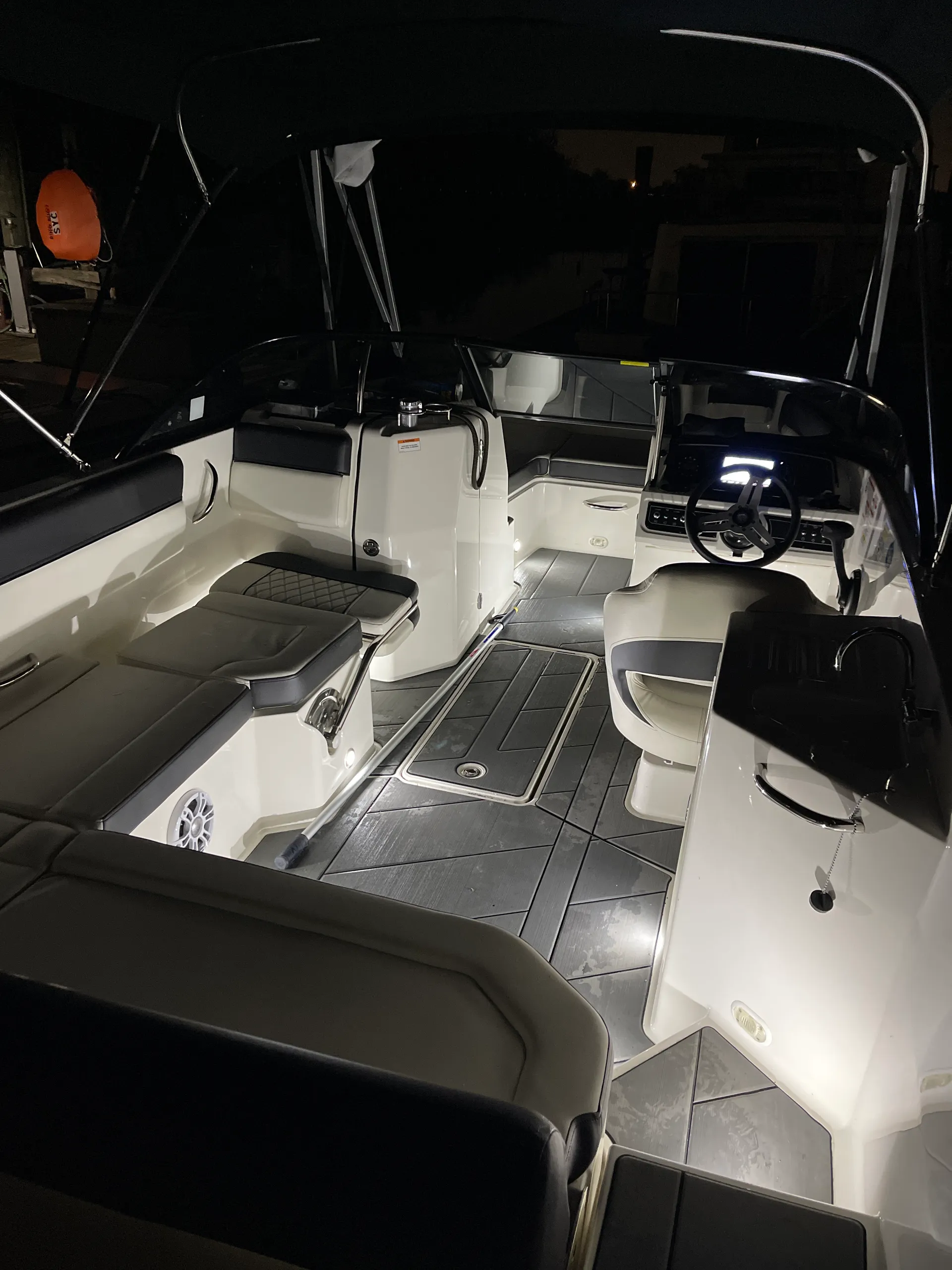 DMV’s Cleanest Party Deck Boat Bayliner with Mercury 150