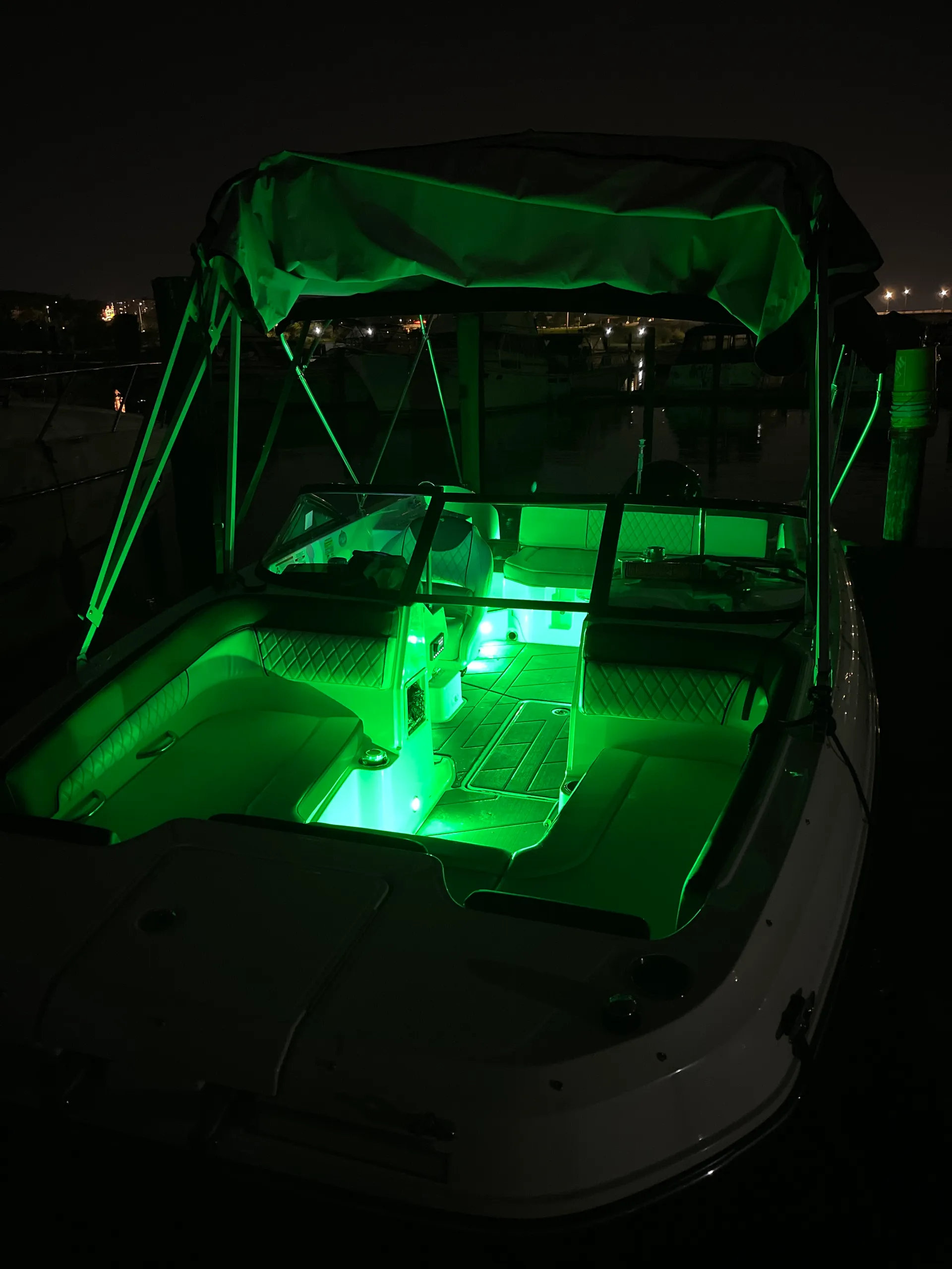 DMV’s Cleanest Party Deck Boat Bayliner with Mercury 150