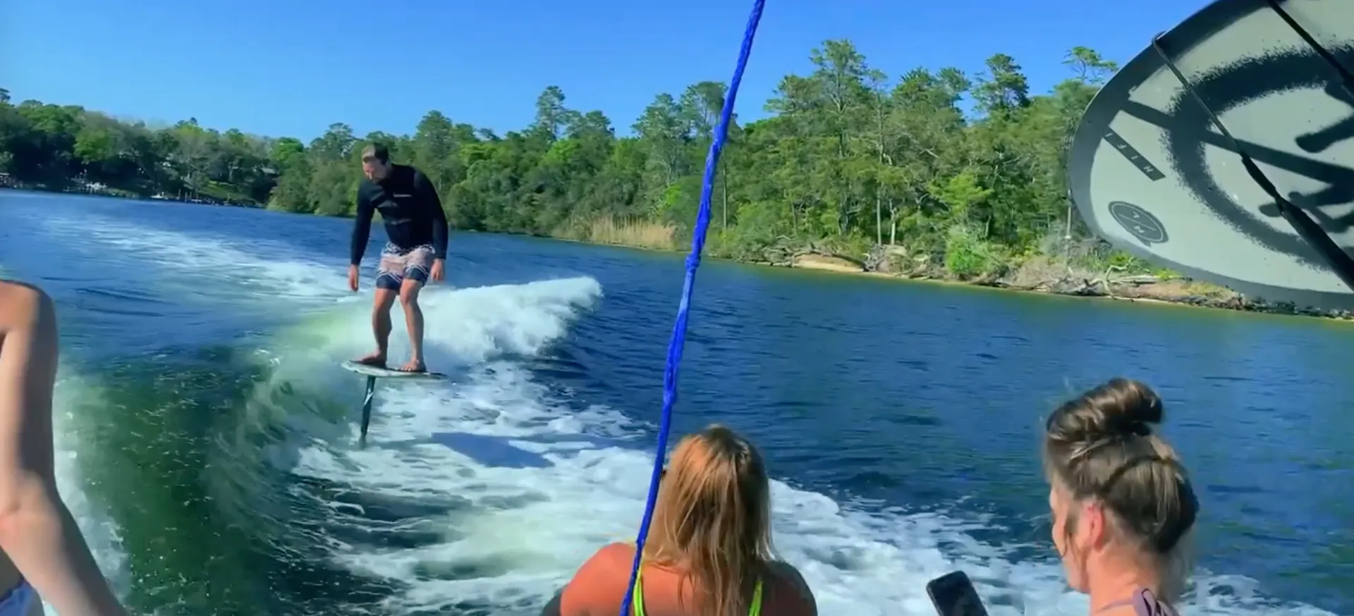 Crab island excursion & Wakesurf session on a 2025 Nautique G23 