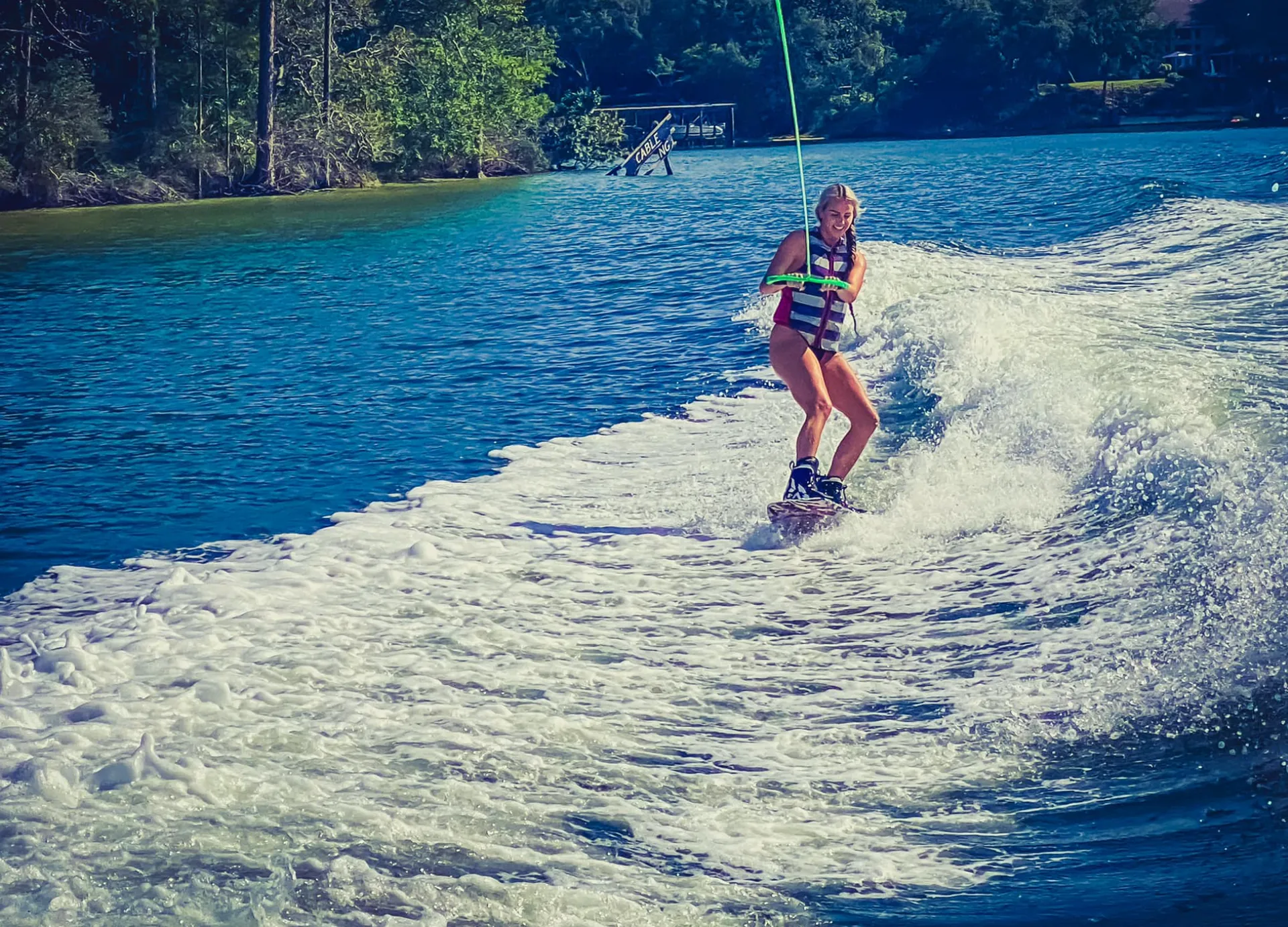Crab island excursion & Wakesurf session on a 2025 Nautique G23 