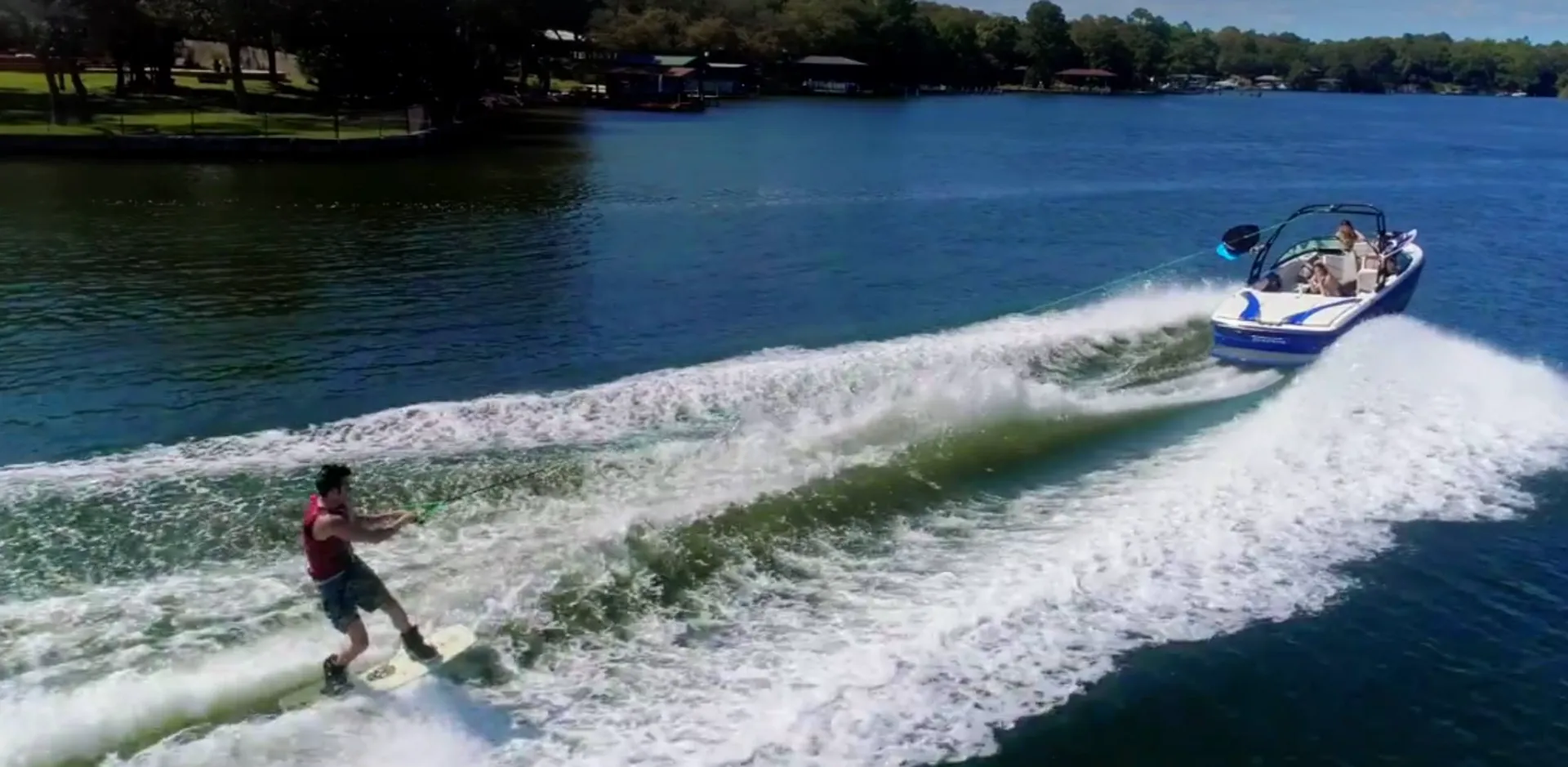 Crab island excursion & Wakesurf session on a 2025 Nautique G23 