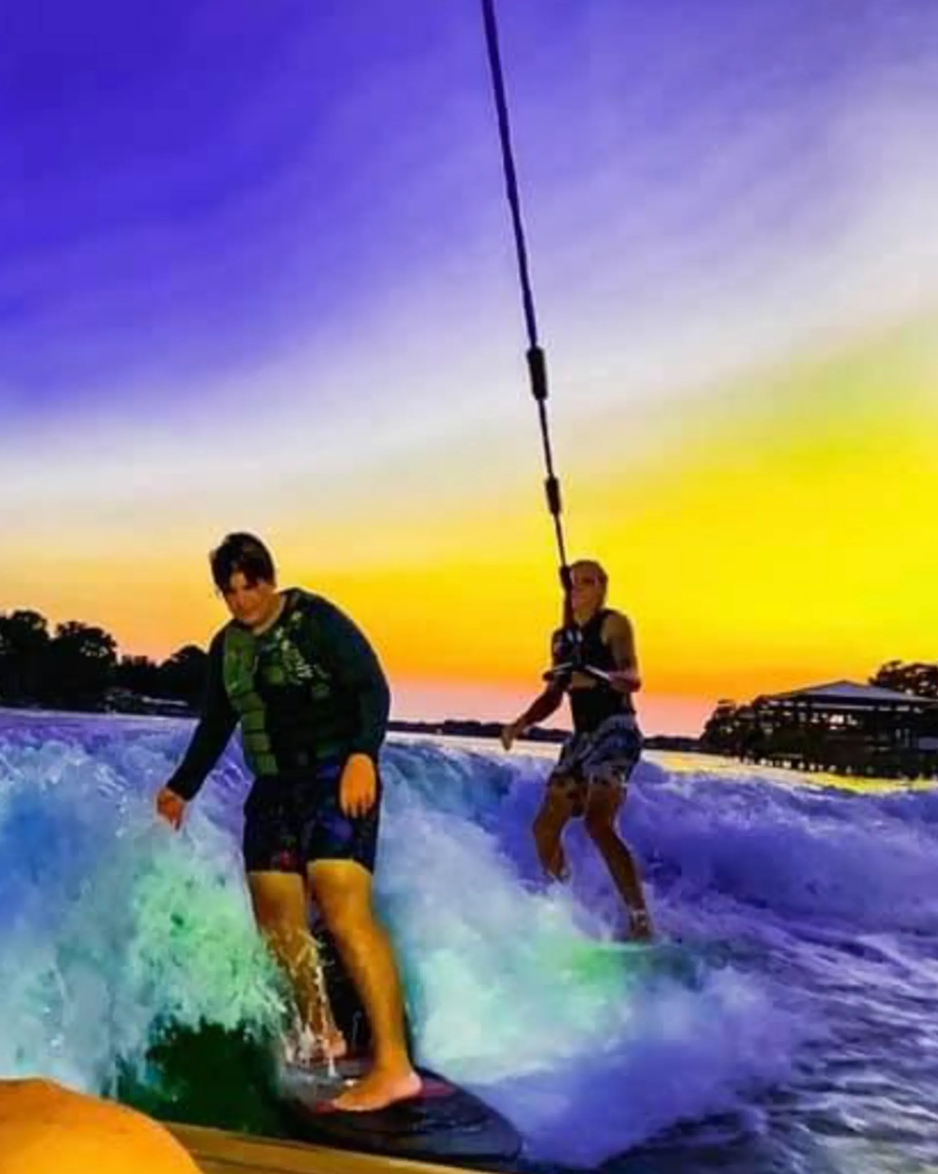 Crab island excursion & Wakesurf session on a 2025 Nautique G23 