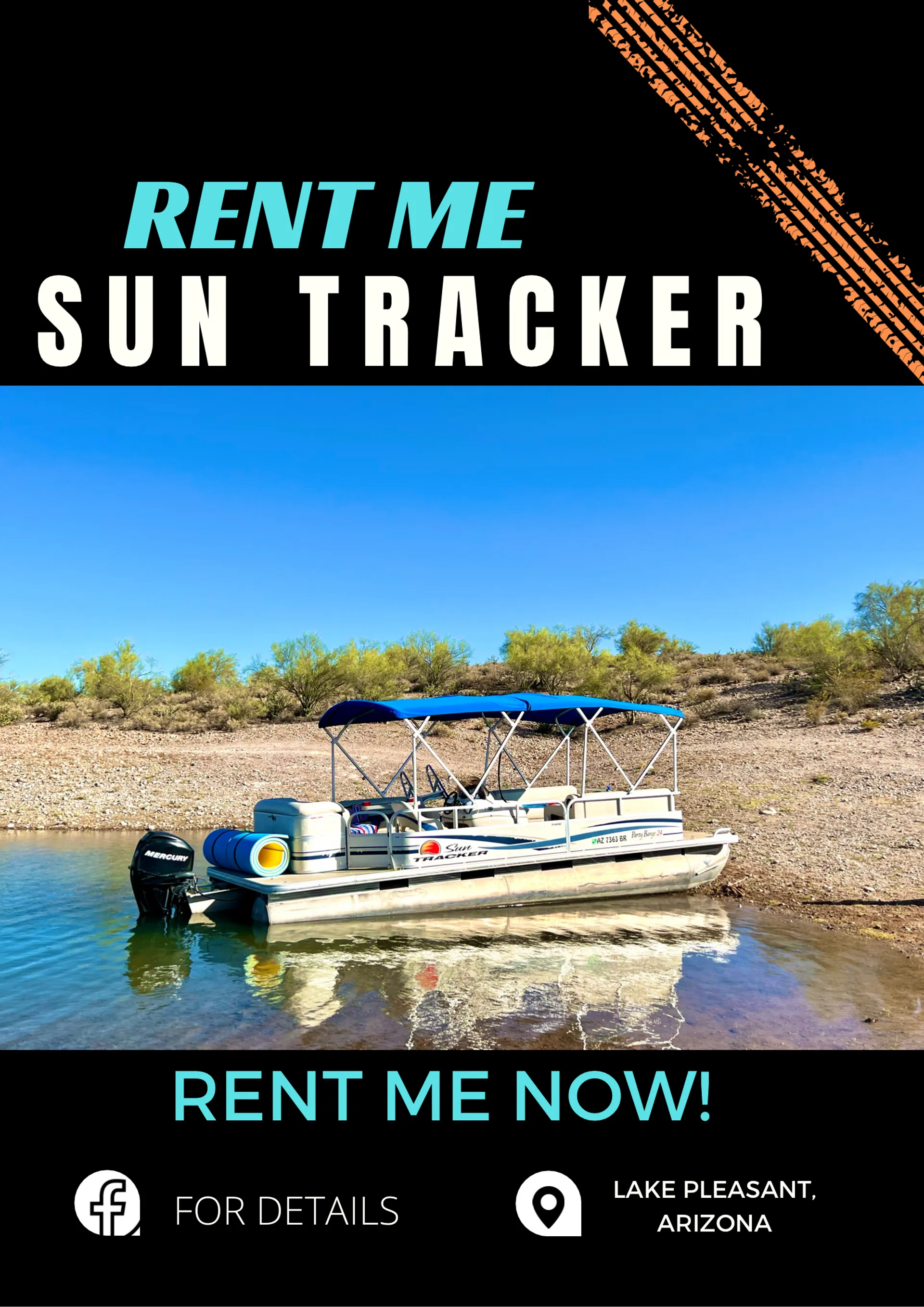 Sun Tracker by Tracker Marine Party Barge 24 Classic w/60ELPT 4-S in Glendale, AZ — photo 2