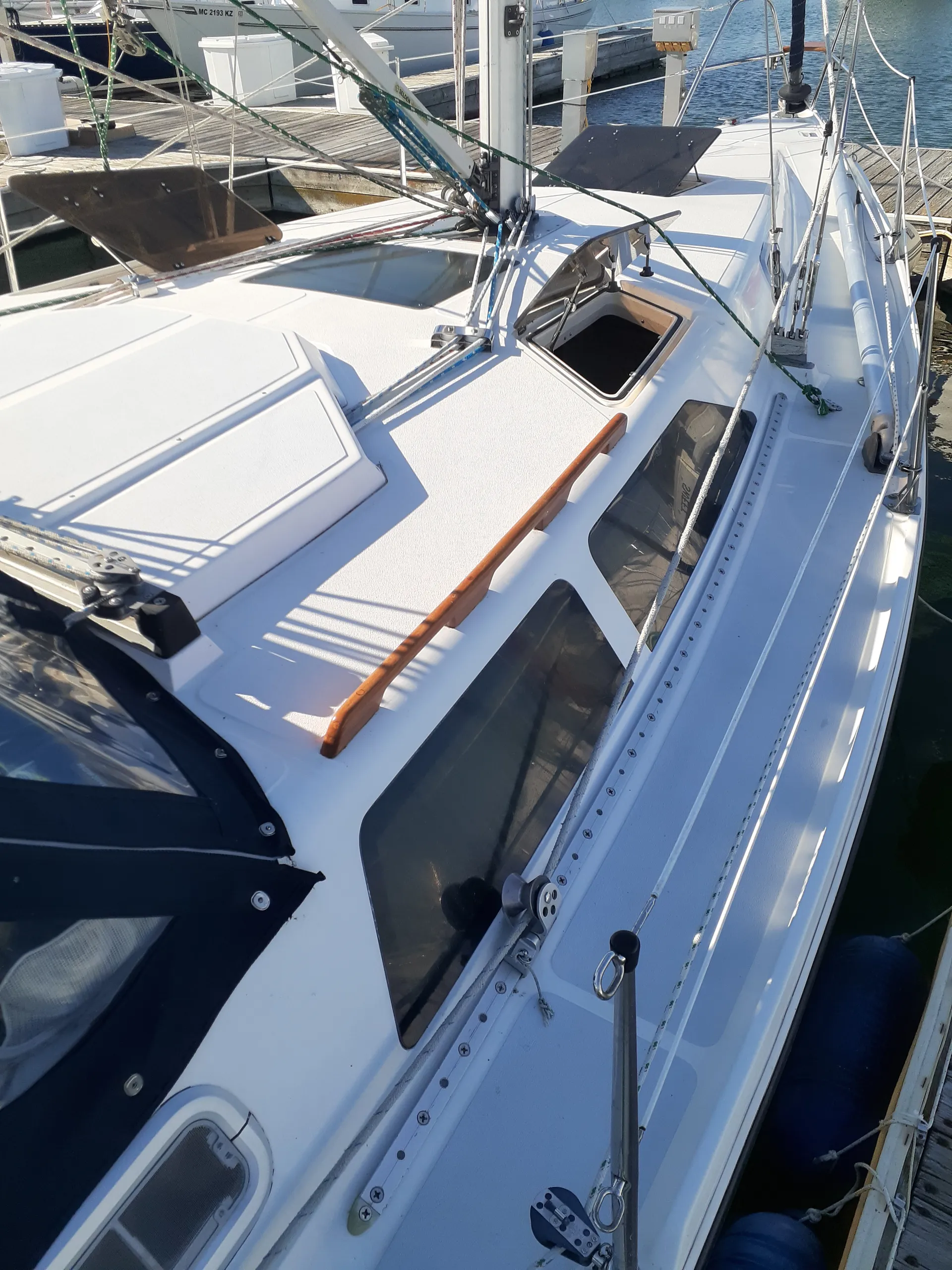 Sailing Lake Michigan out for Racine, WI