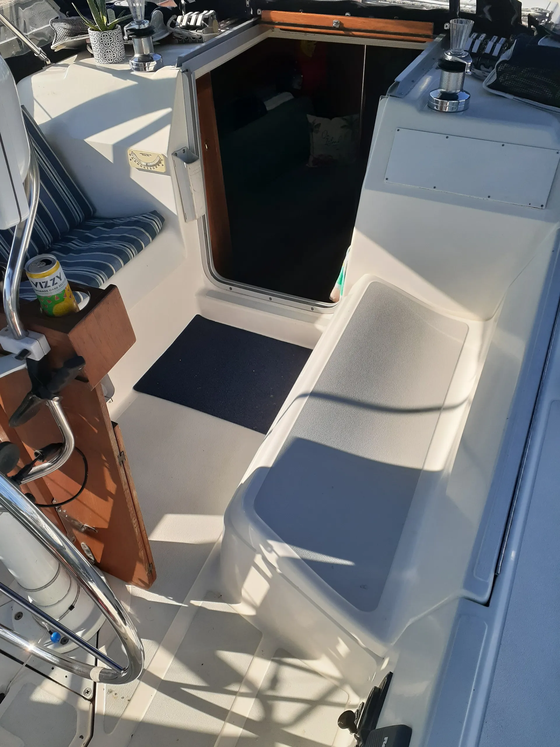 Sailing Lake Michigan out for Racine, WI