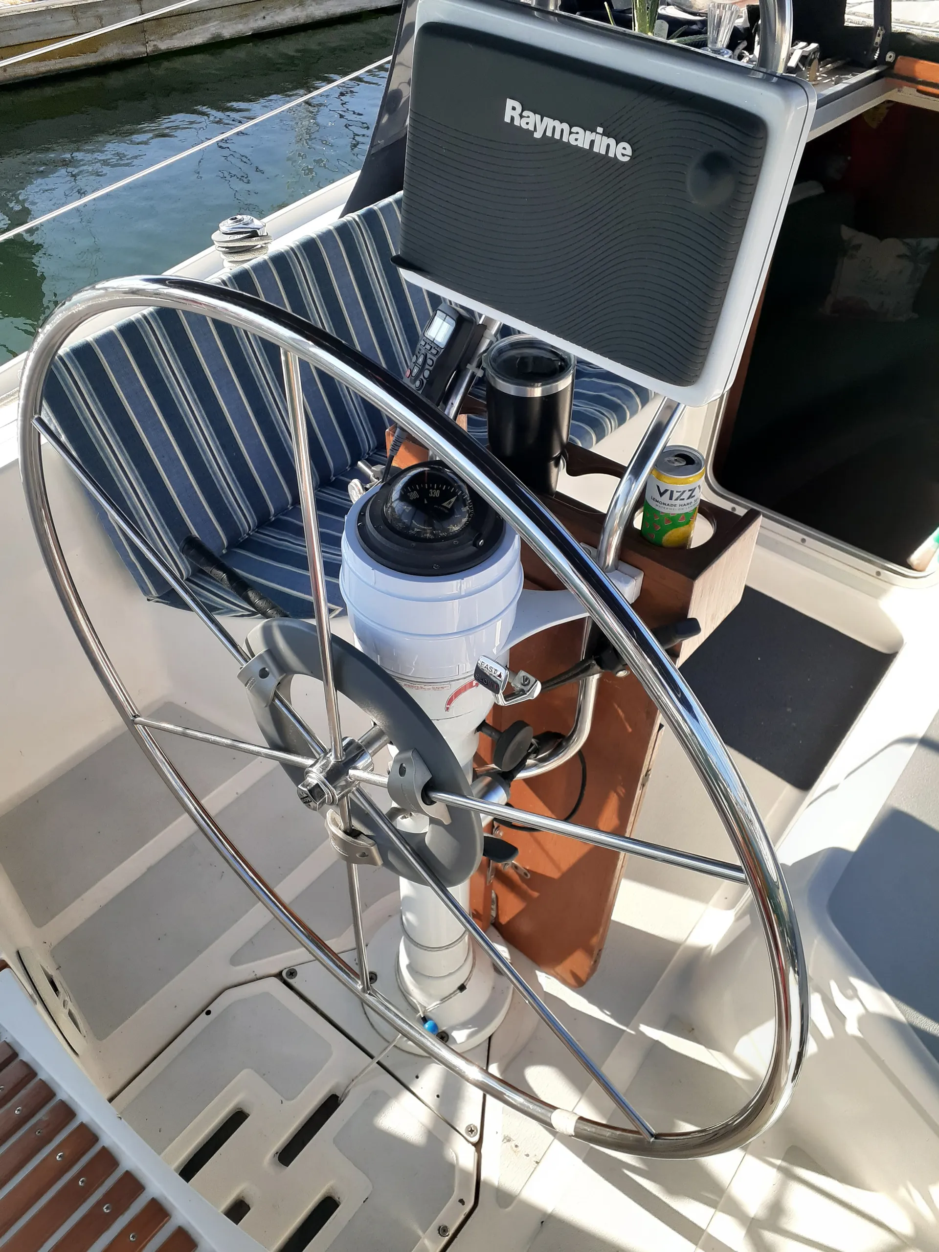 Sailing Lake Michigan out for Racine, WI