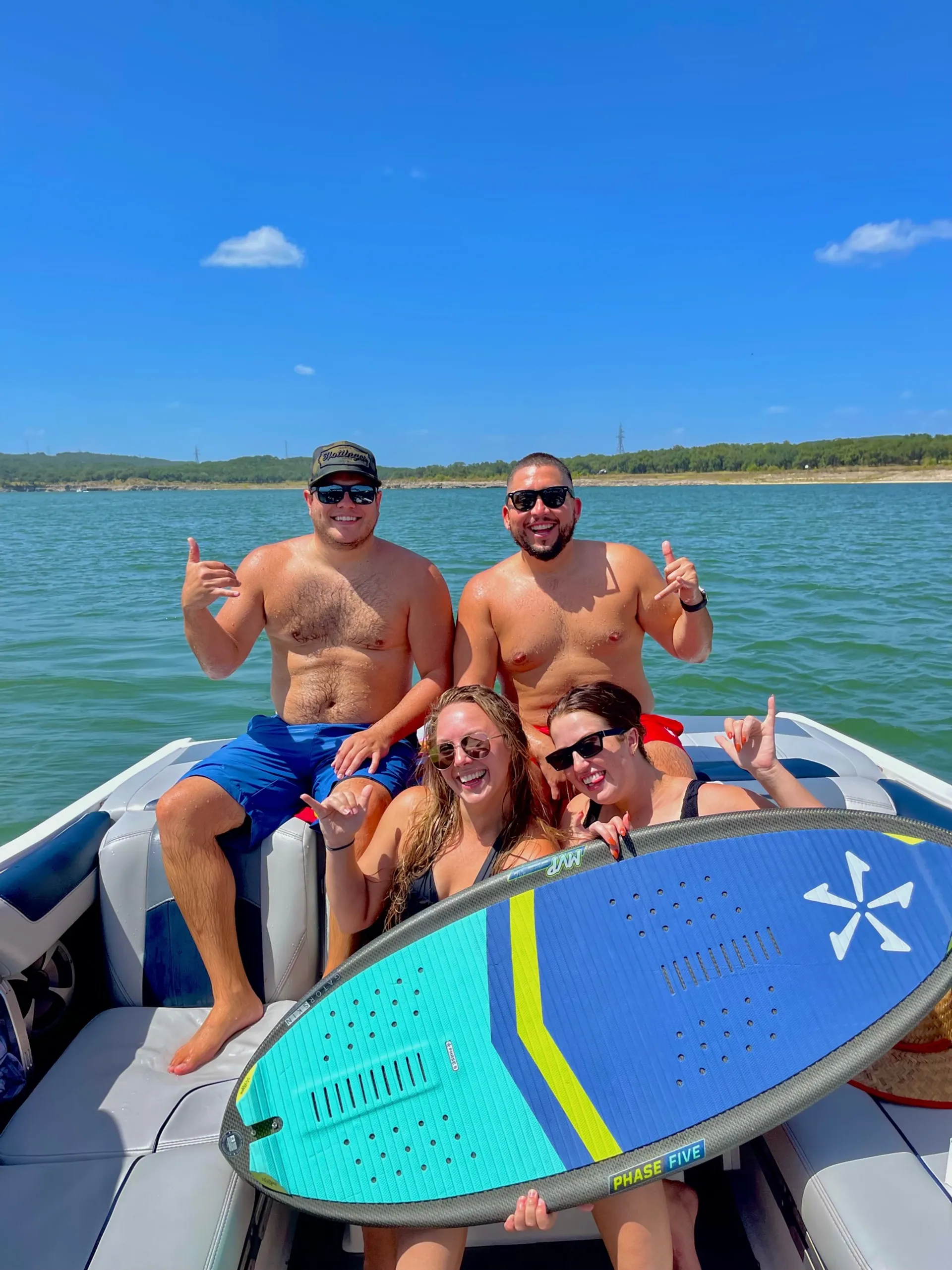 #1 Wake Surfing and Wakeboarding for Lake Austin or Travis - 14 ppl!