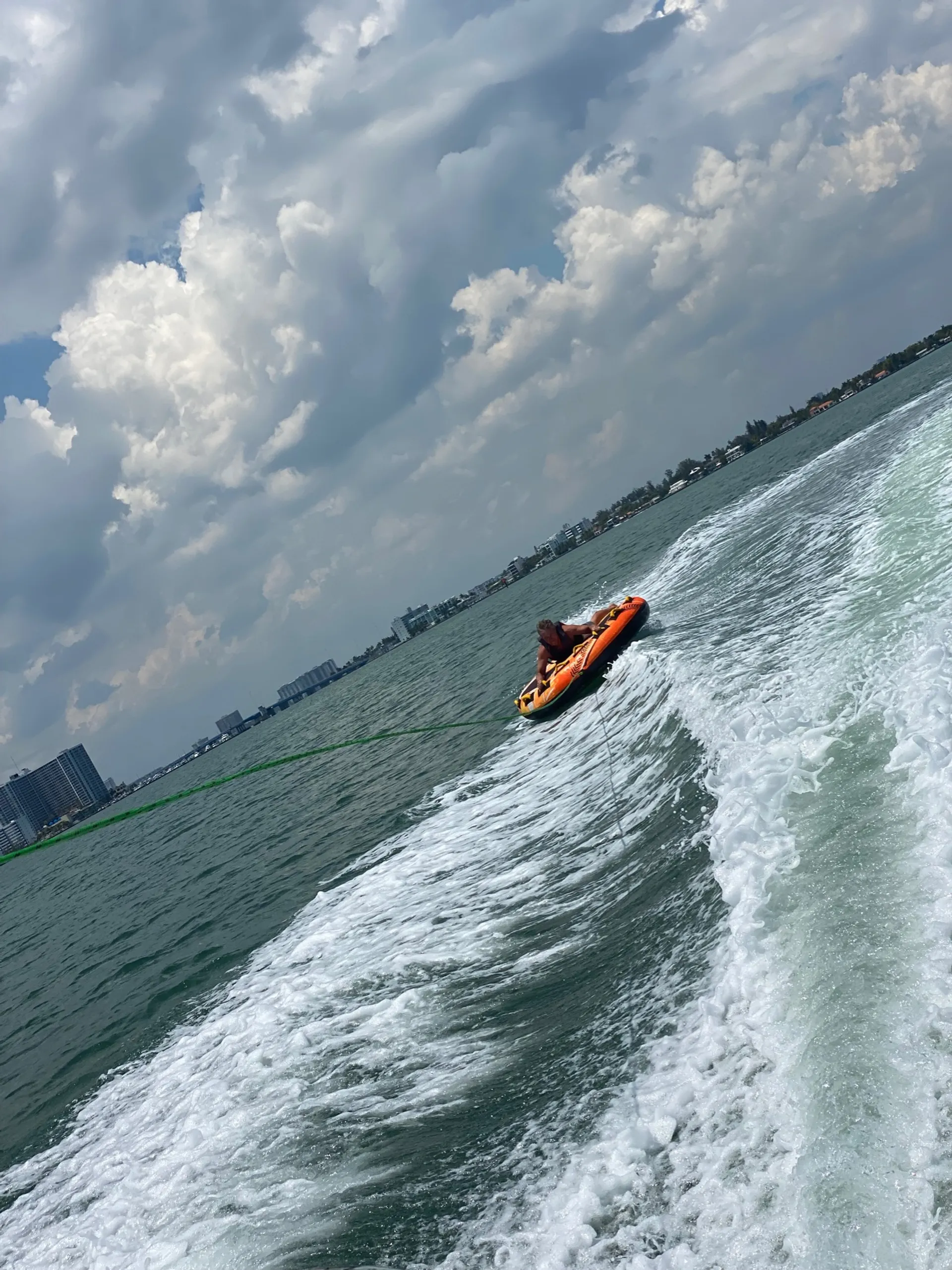 Tubing and Miami Cruise plus wakeboarding option