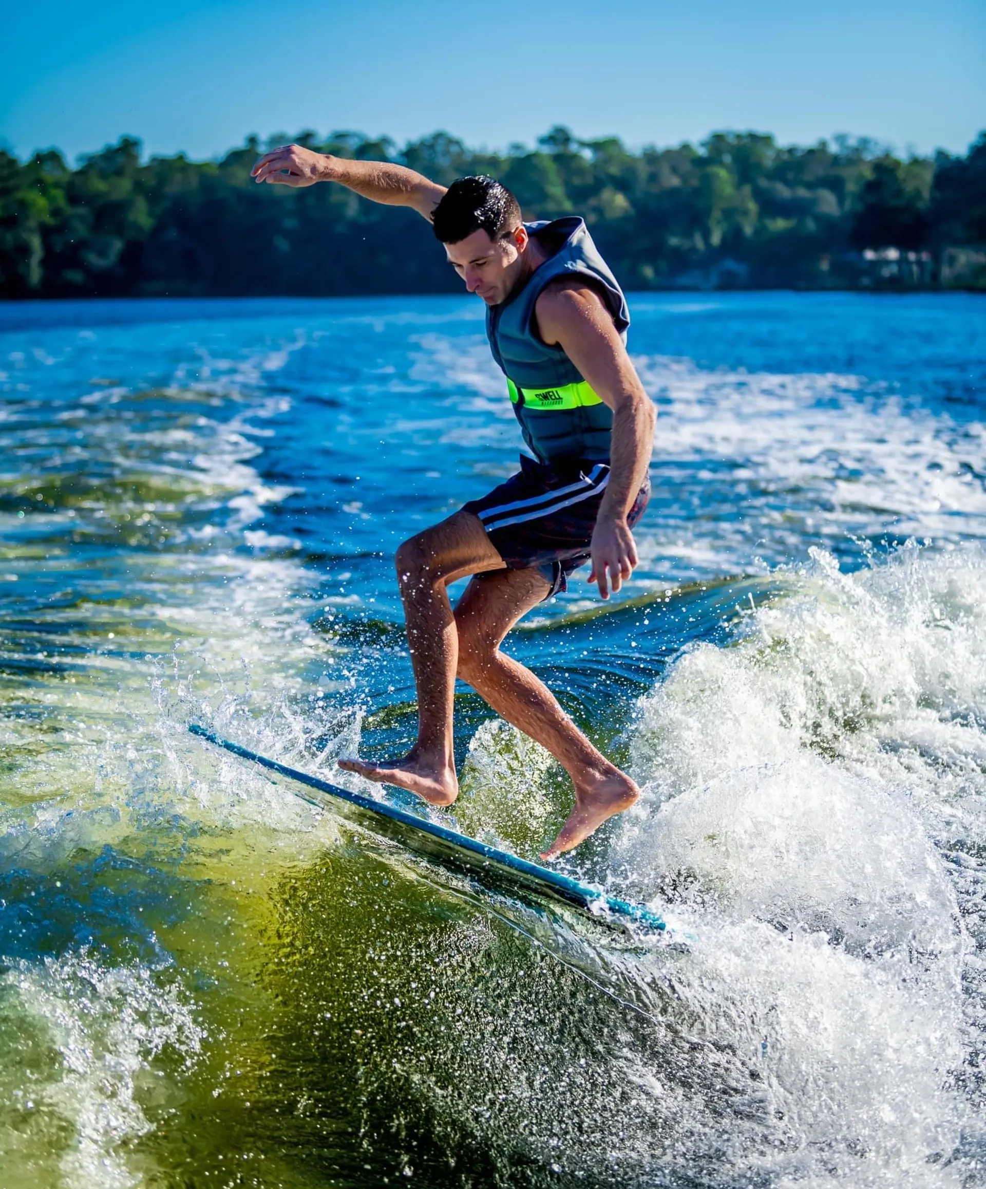 Crab island excursion & Wakesurf session on a 2025 Nautique G23 