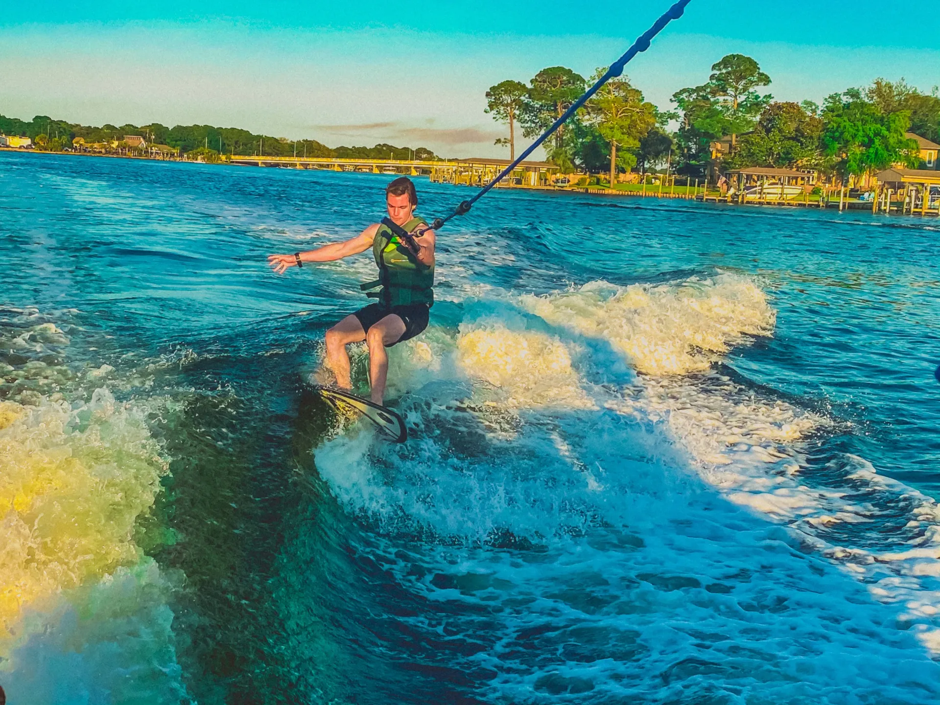Crab island excursion & Wakesurf session on a 2025 Nautique G23 
