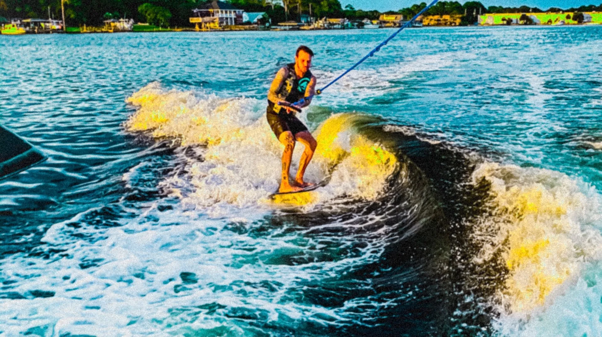 Crab island excursion & Wakesurf session on a 2025 Nautique G23 