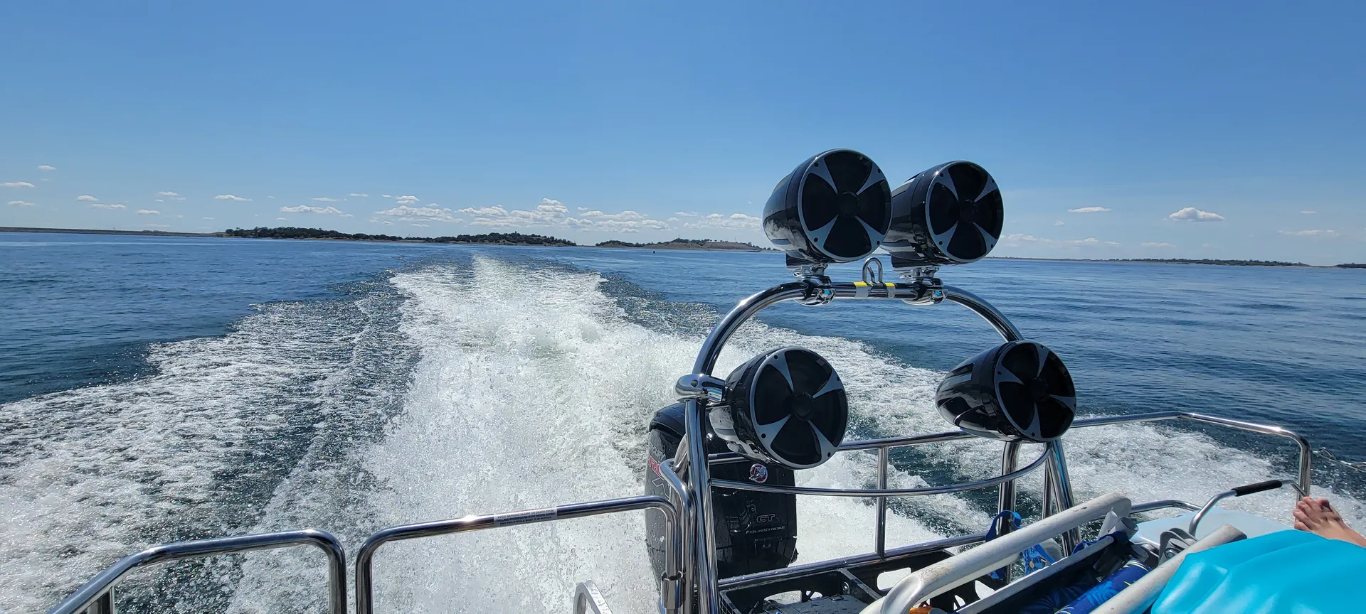 Celebrate or just relax in style on this Amazing Pontoon Boat