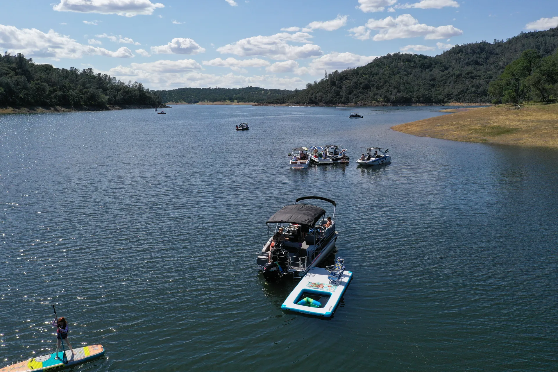 Celebrate or just relax in style on this Amazing Pontoon Boat
