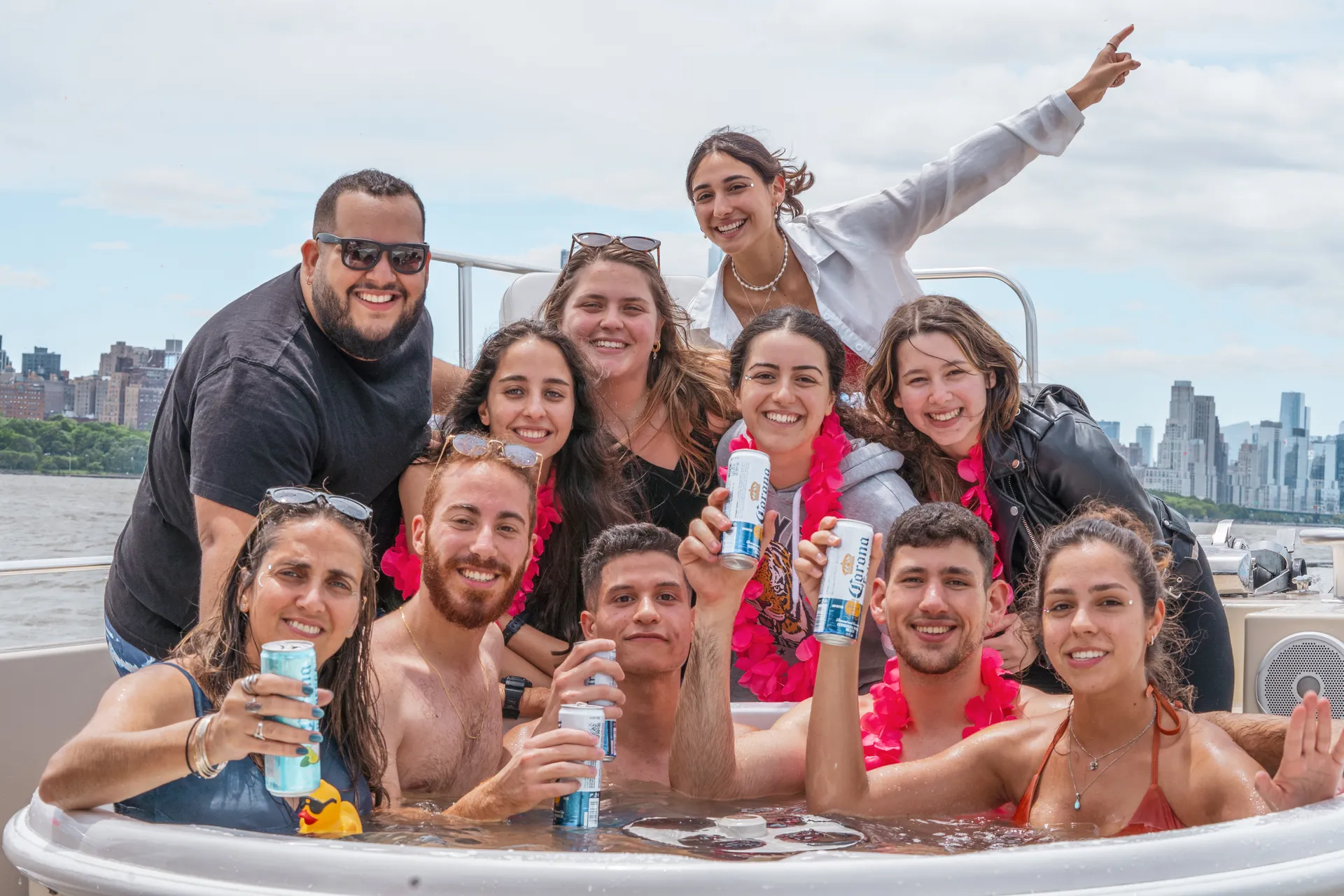 Throw A HOT TUB PARTY on the HUDSON !