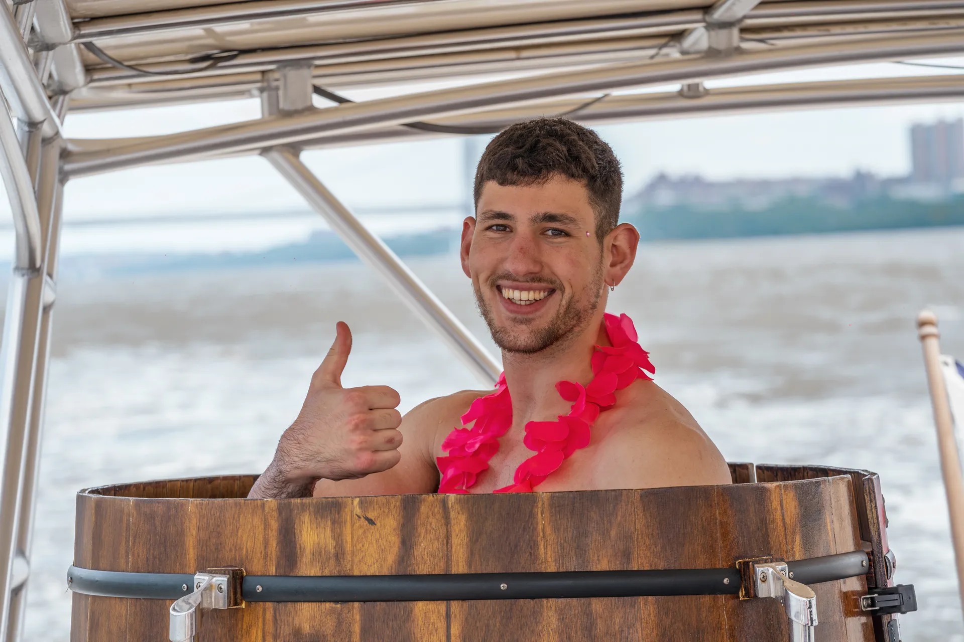 Throw A HOT TUB PARTY on the HUDSON !