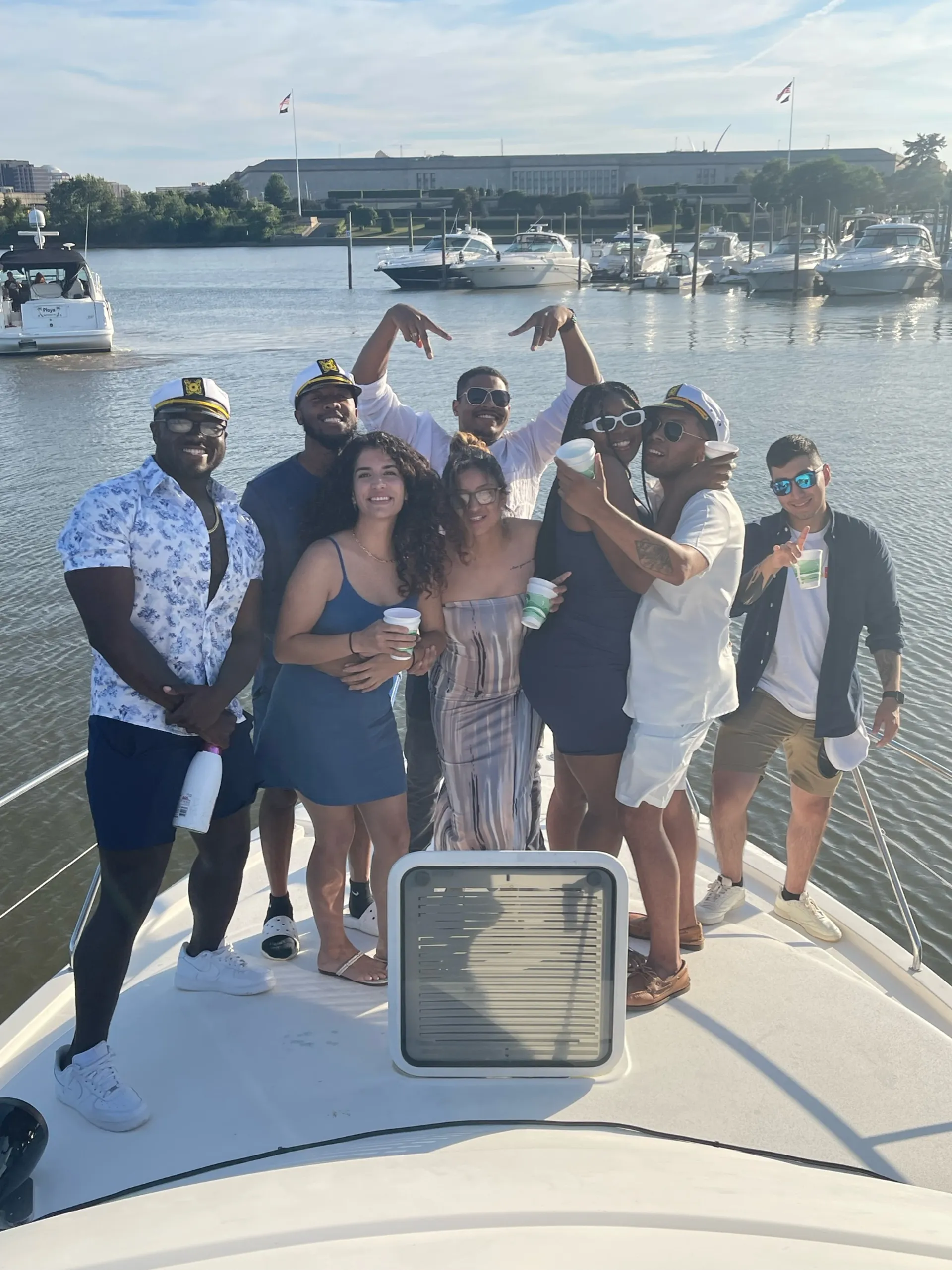 DMV’s 12 passenger Luxury Party Yacht with Free Captain and Crew!