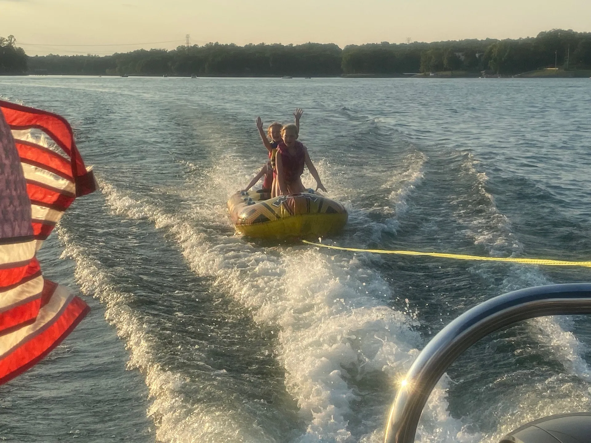 Lake Wylie Fun in the Sun on Kellen's Barge/ 24 ft