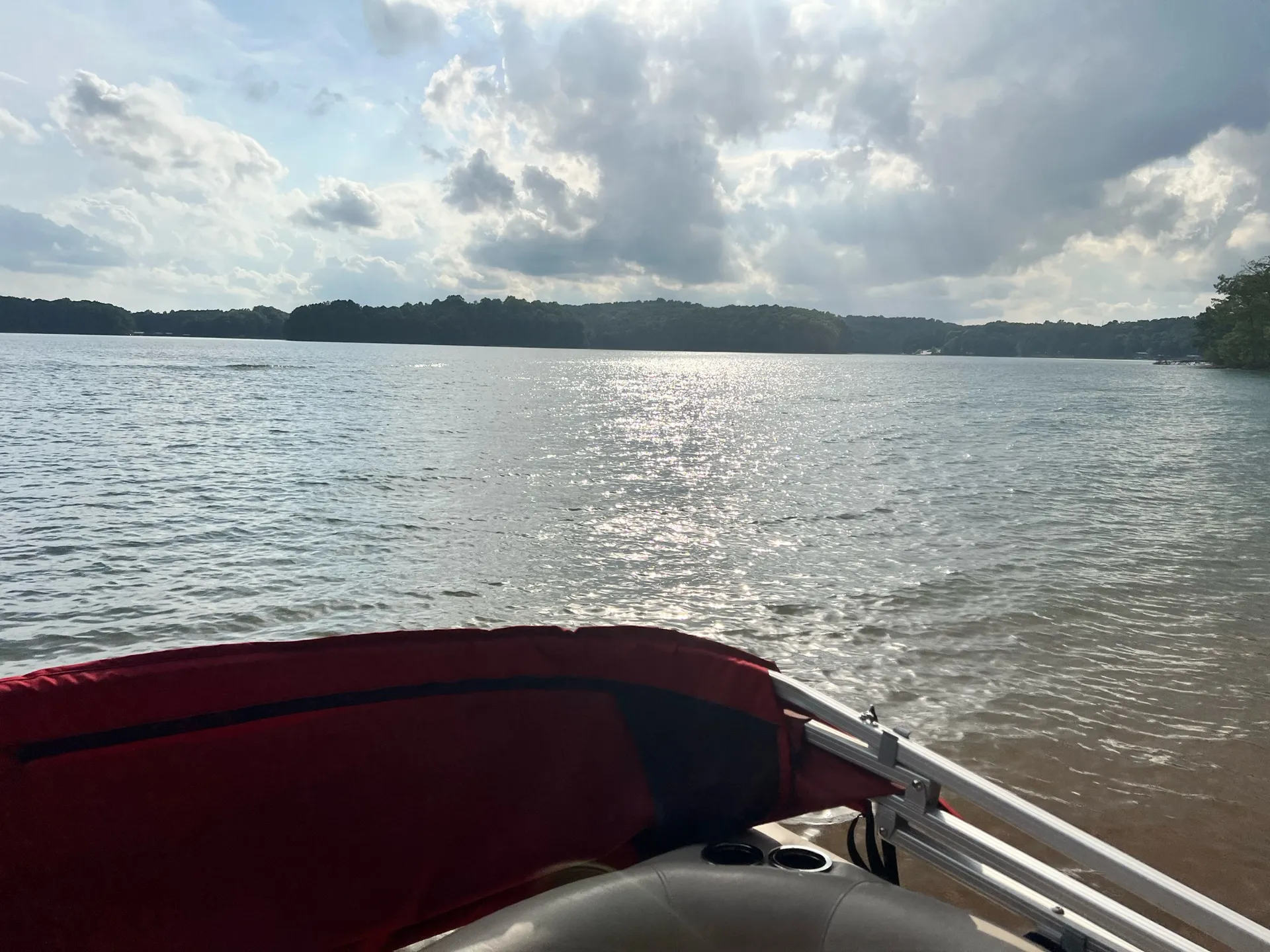 Perfect Pontoon for family outing on Lake Lanier
