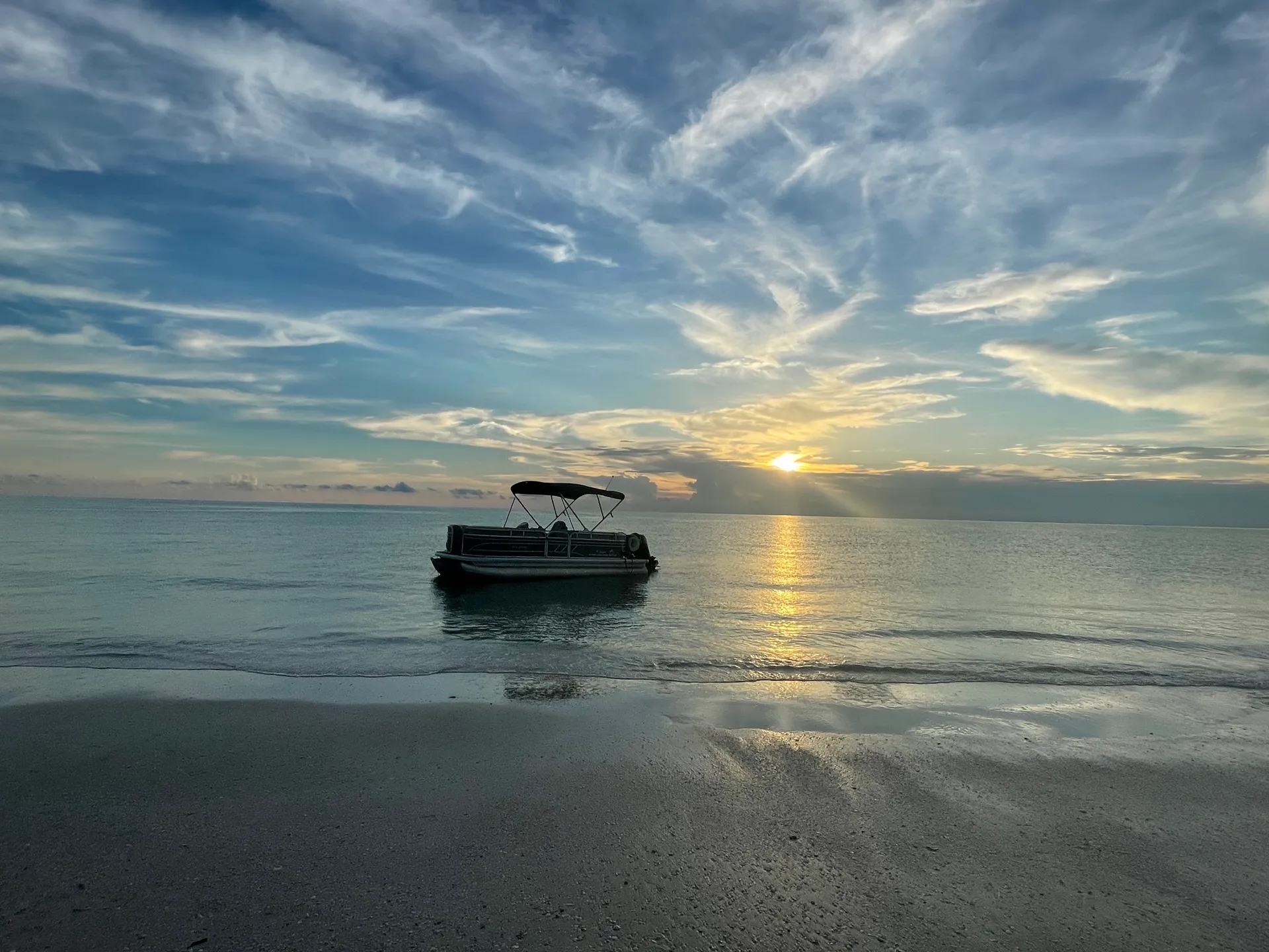 PONTOON DOLPHIN CRUISE ISLAND HOP BEACH FUN