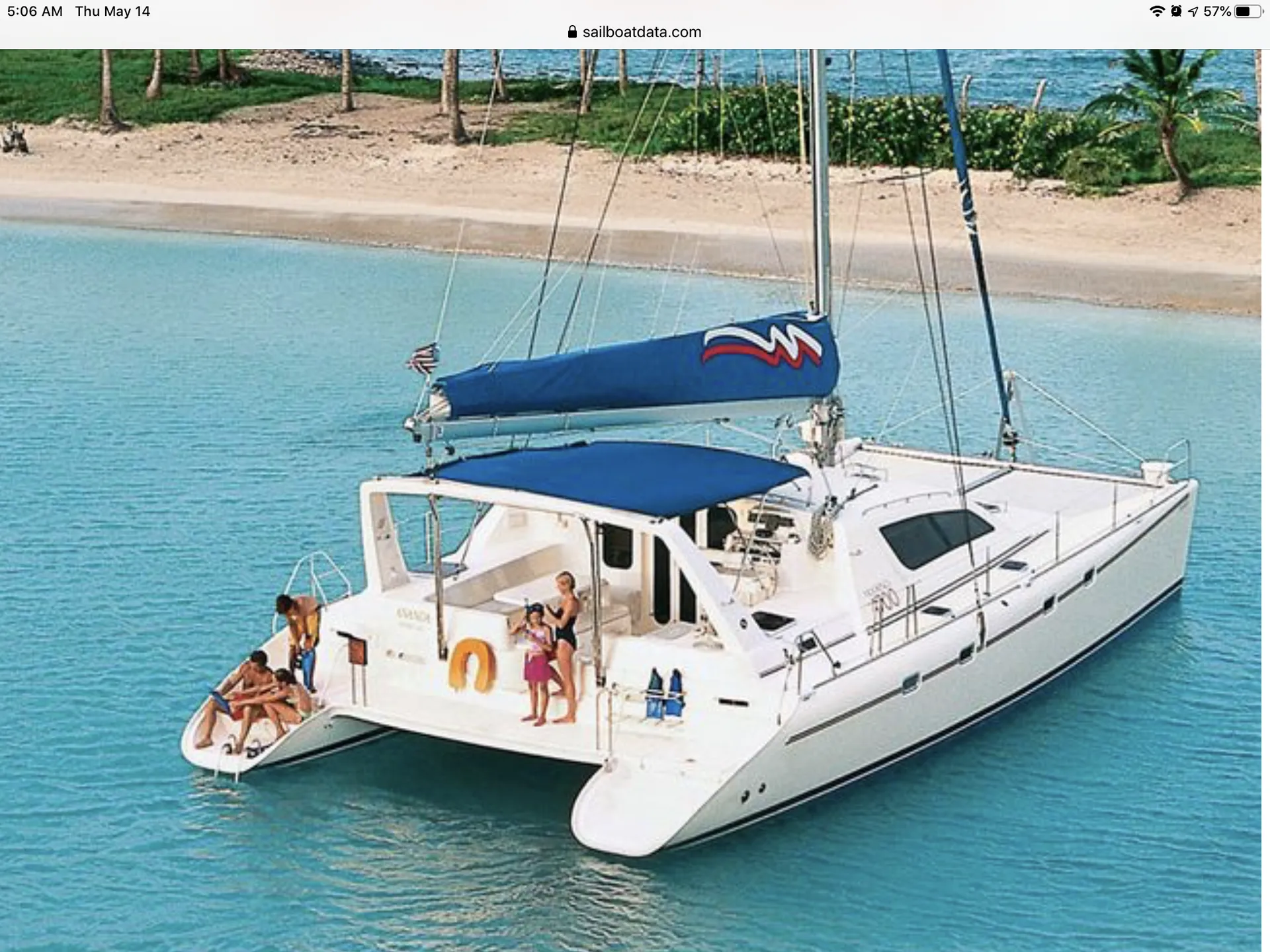 Leopard 47 Sailing Catamaran