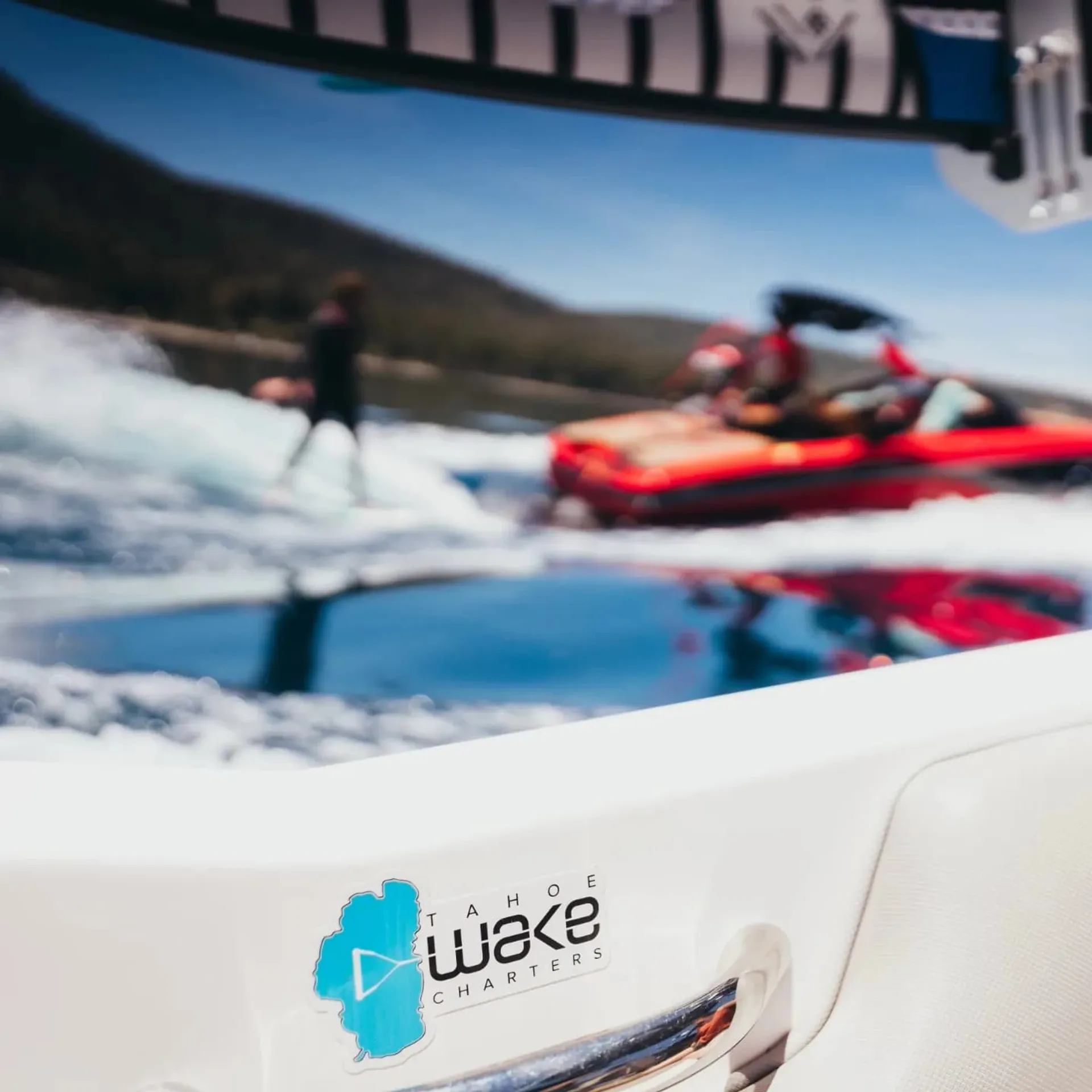 Lake Tahoe watersports w/ Captain Mastercraft X30