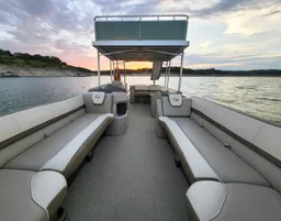 Double Decker Party Boat, Waterslide & Lily Pad! – Lake Travis boat photo