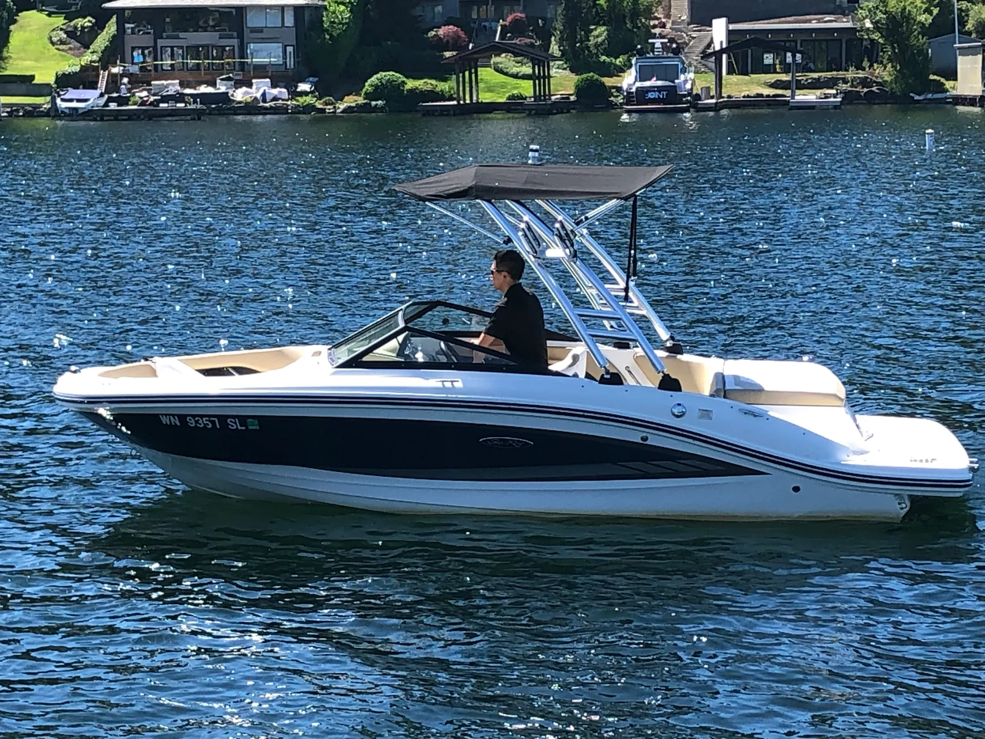 Cruise the lake with well maintained Sea Ray SPX 190