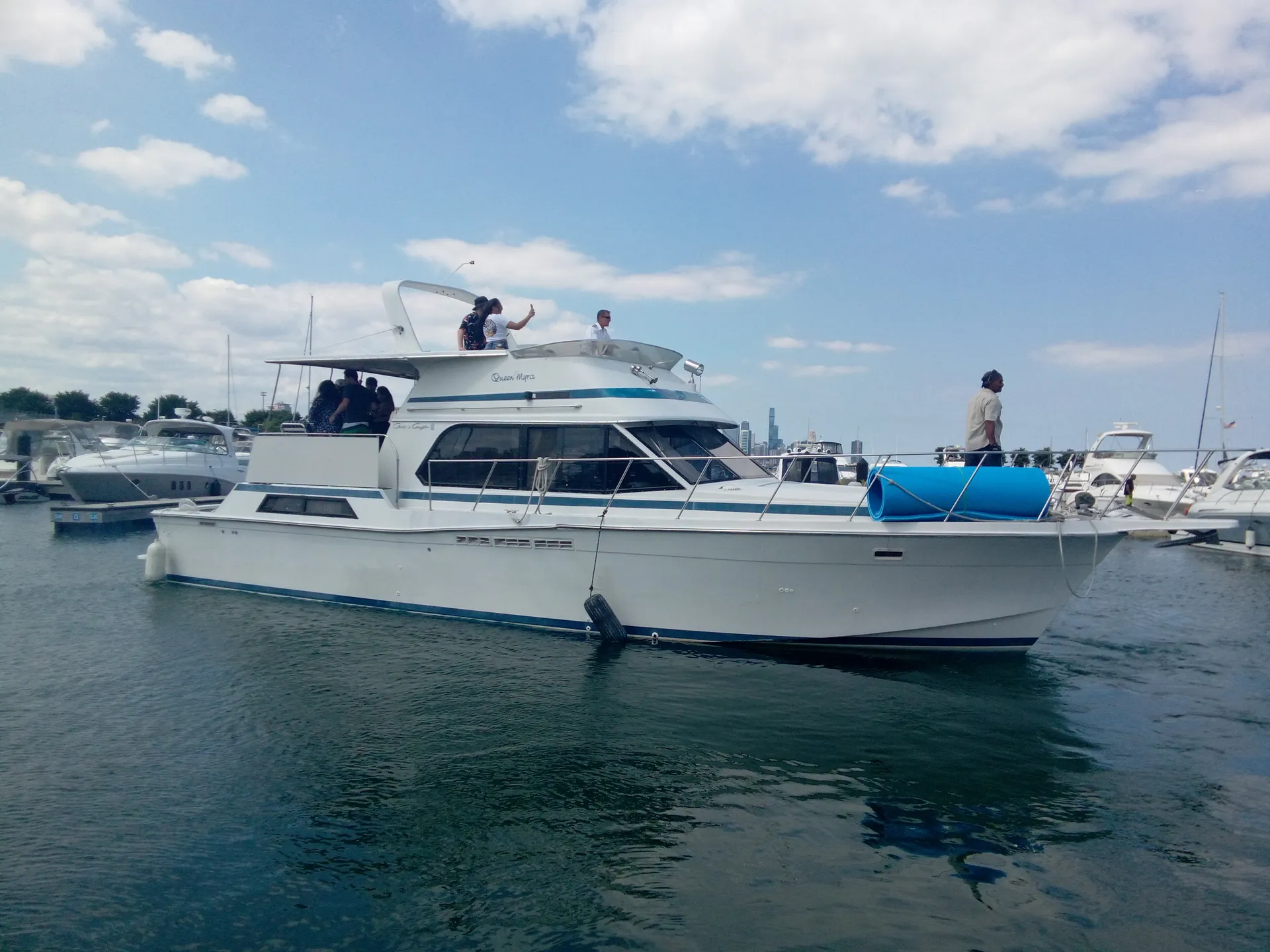 Queen Myra Yacht Charters on Lake Michigan or Dockside Party @ 31st St
