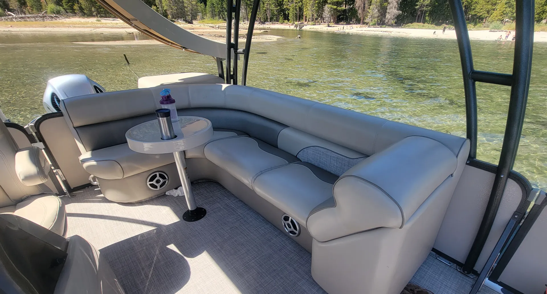 Luxury Double Decker Pontoon Party Boat with Slide