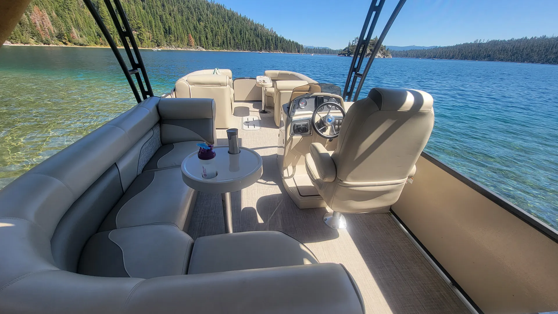 Luxury Double Decker Pontoon Party Boat with Slide