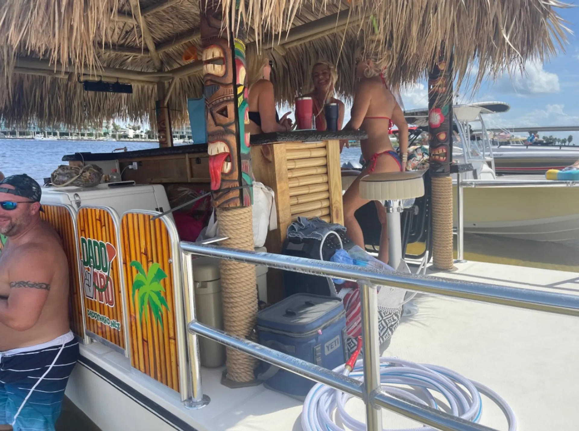 Tiki Catamaran With Bar! Best on the Water!