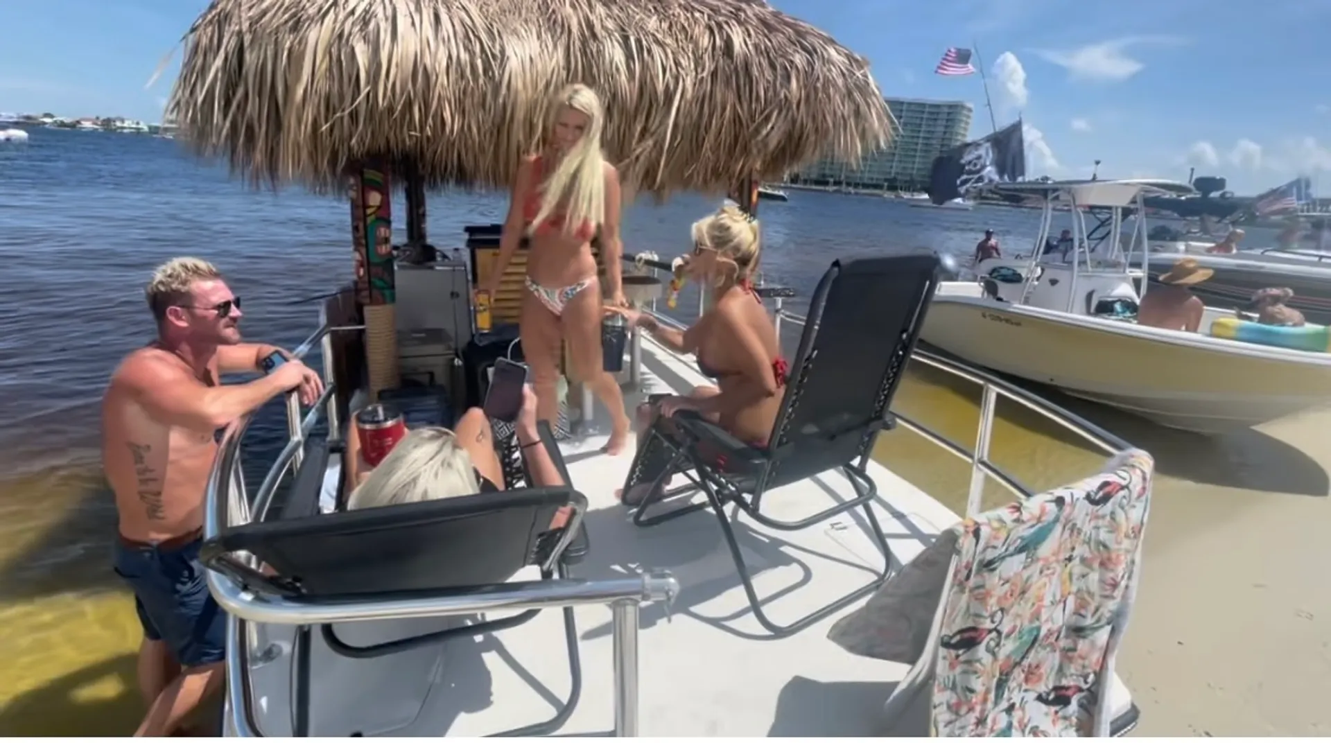 Tiki Catamaran With Bar! Best on the Water!
