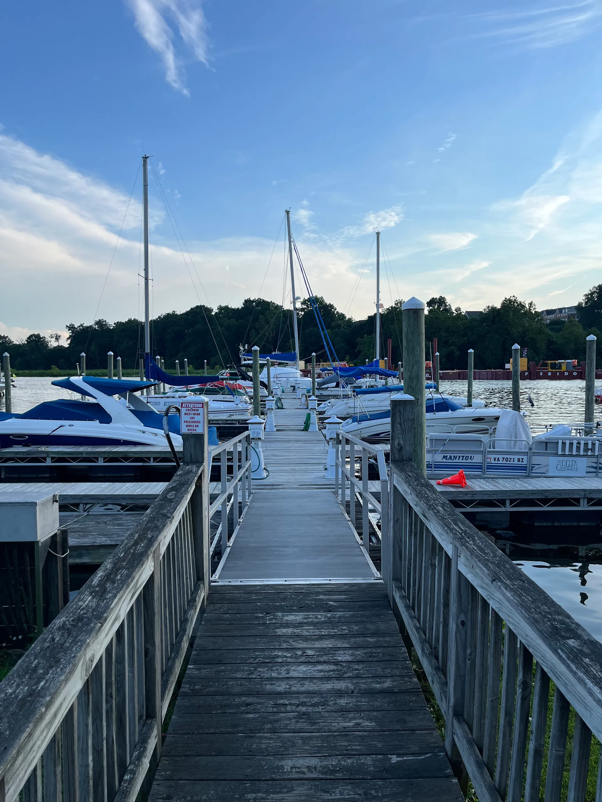 Cruise the Potomac on a Lagoon 380 Catamaran