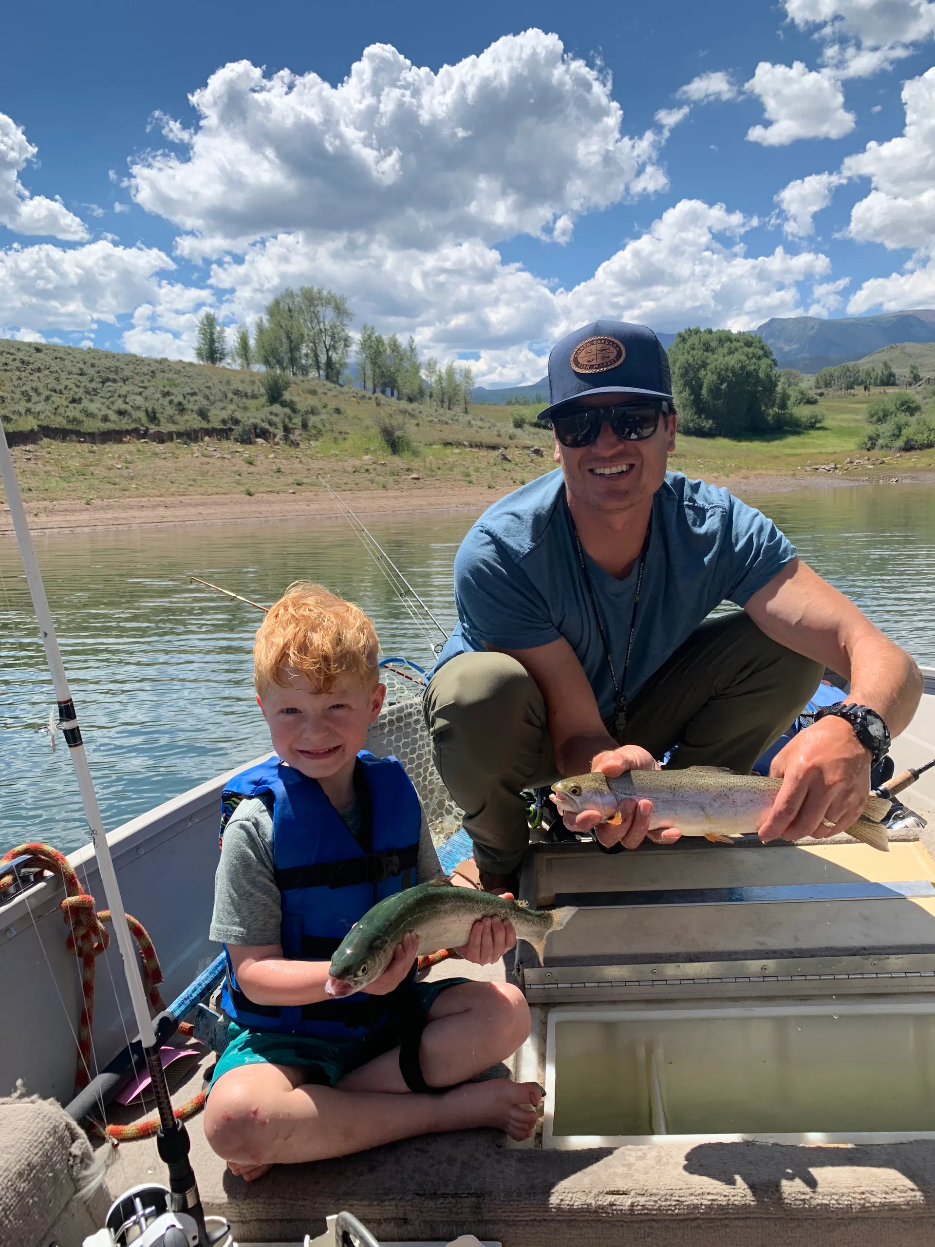 Fishing boat, down-rigger, trolling motor, finders